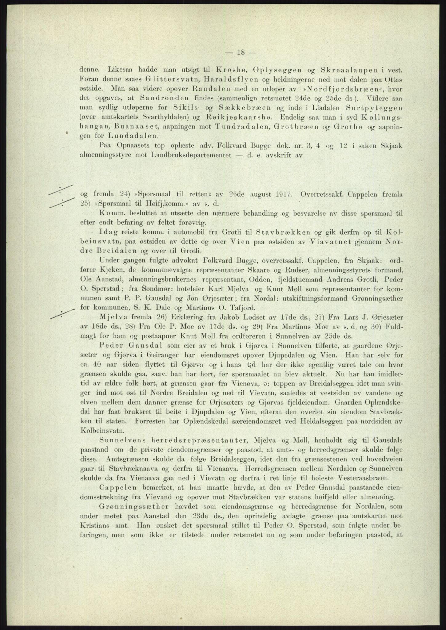 Høyfjellskommisjonen, AV/RA-S-1546/X/Xa/L0001: Nr. 1-33, 1909-1953, p. 2854