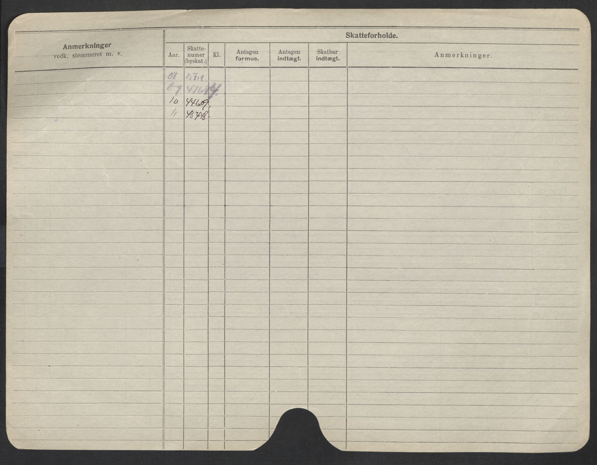 Oslo folkeregister, Registerkort, SAO/A-11715/F/Fa/Fac/L0009: Menn, 1906-1914, p. 550b
