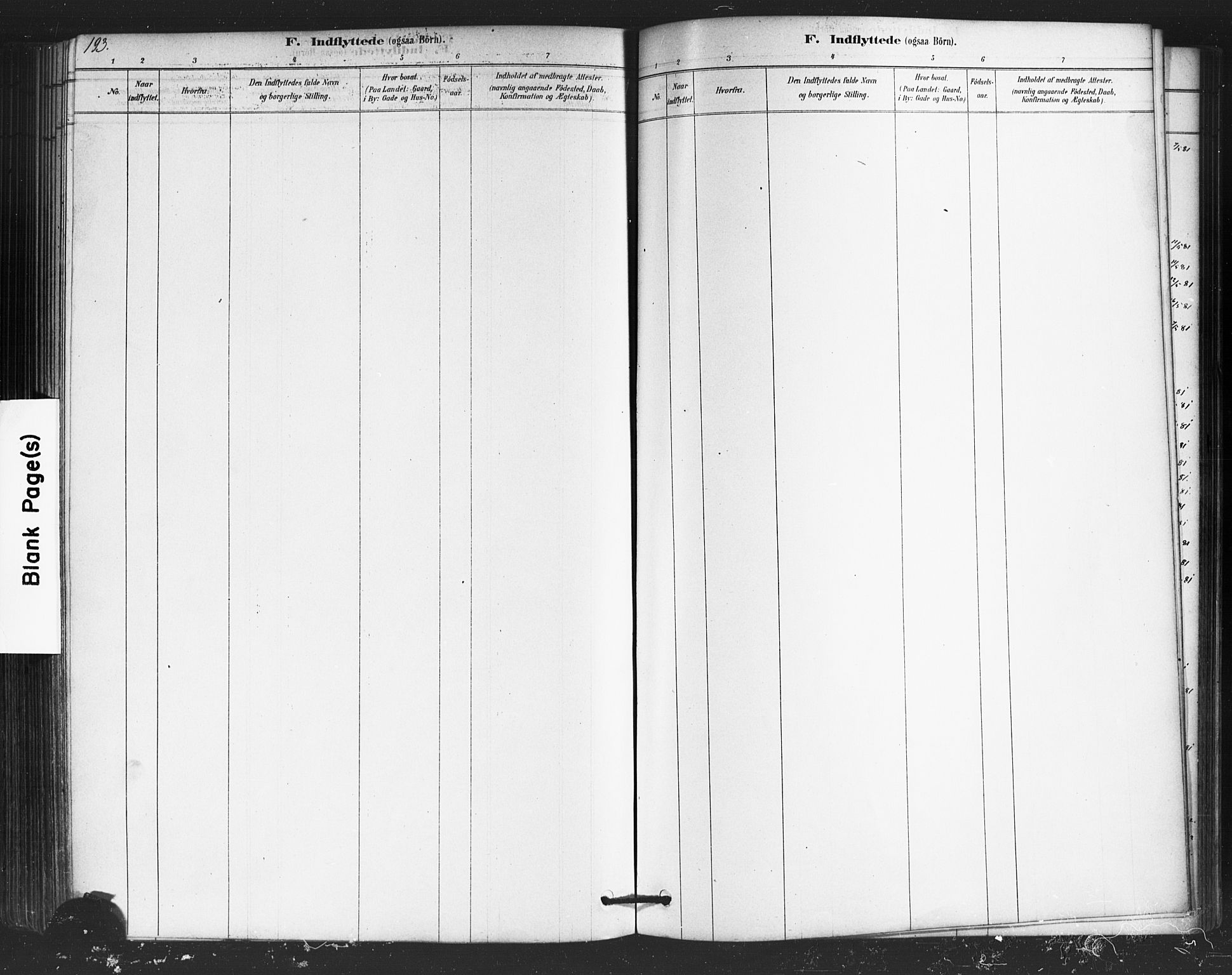 Trøgstad prestekontor Kirkebøker, SAO/A-10925/F/Fb/L0001: Parish register (official) no. II 1, 1878-1902, p. 193