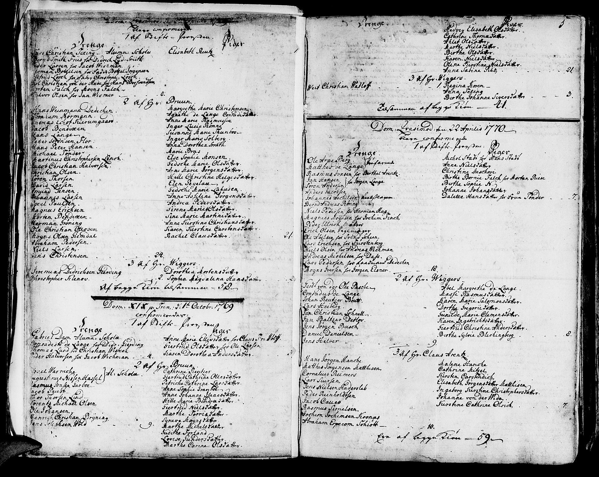Domkirken sokneprestembete, SAB/A-74801/H/Haa/L0004: Parish register (official) no. A 4, 1763-1820, p. 5