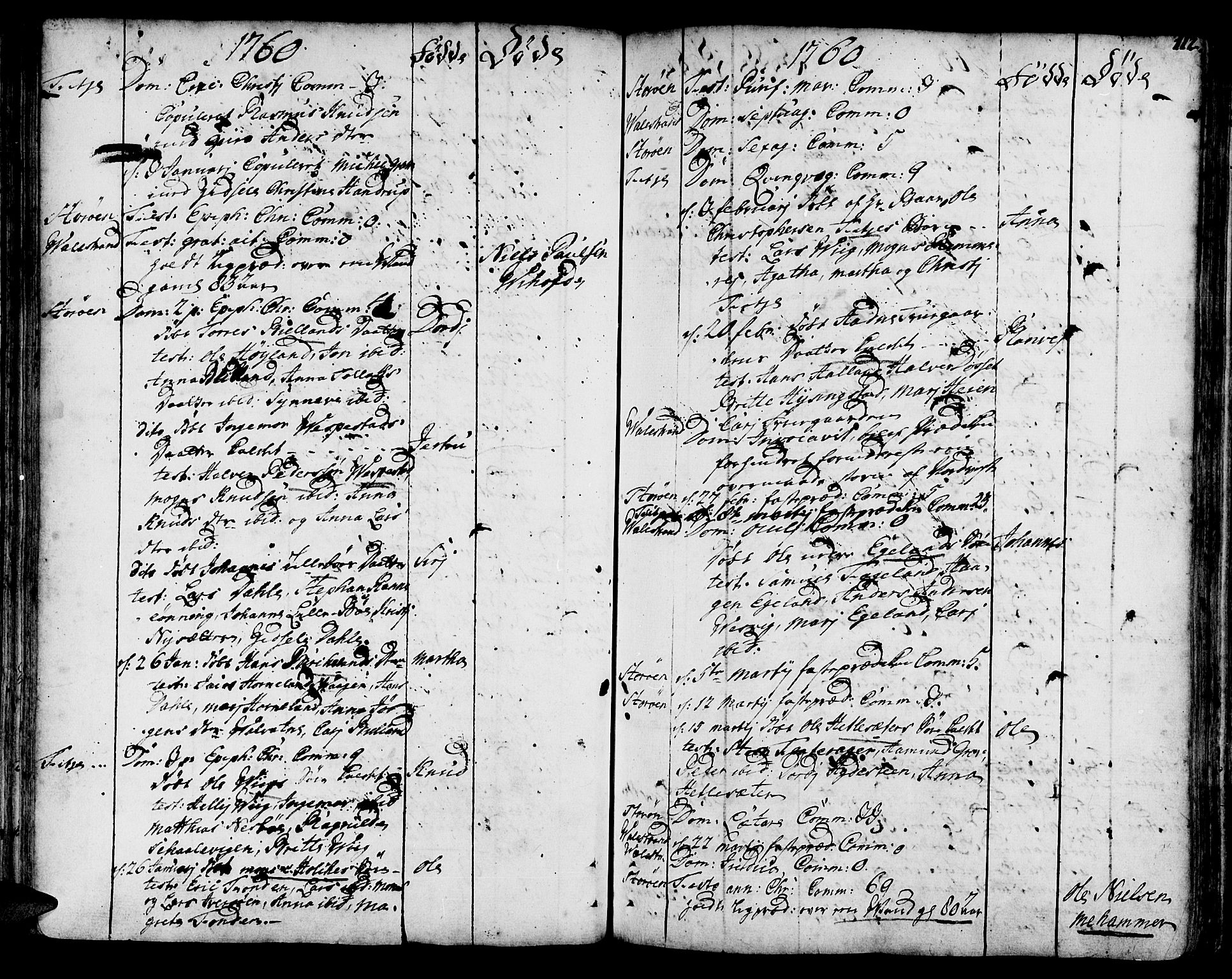 Stord sokneprestembete, AV/SAB-A-78201/H/Haa: Parish register (official) no. A 2, 1744-1777, p. 112