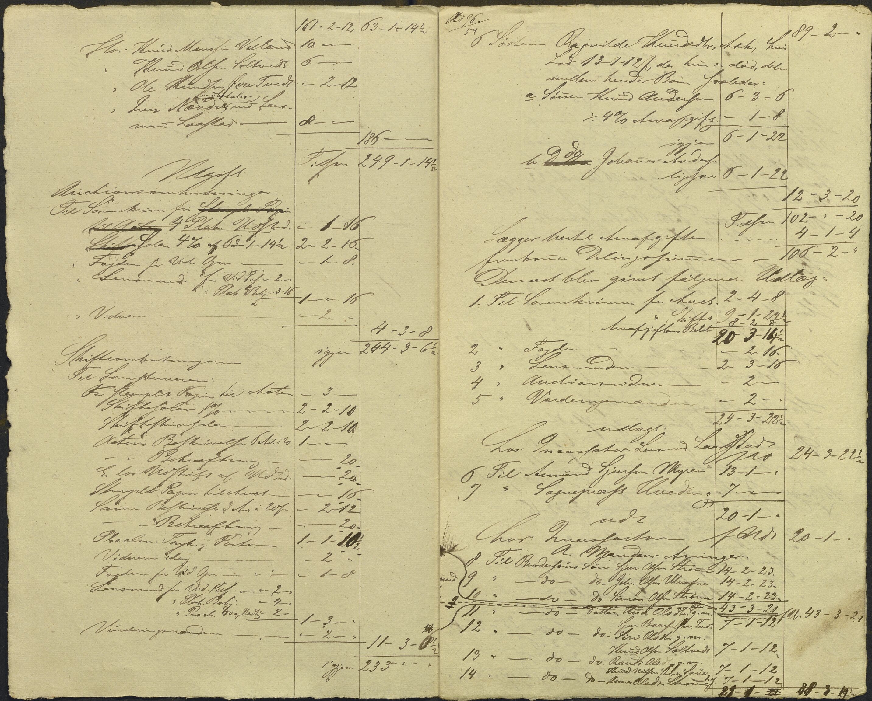 Nordhordland sorenskrivar, AV/SAB-A-2901/1/H/Hd/Hdb/L0002: Konsept til utlodningar, 1853-1854, p. 222