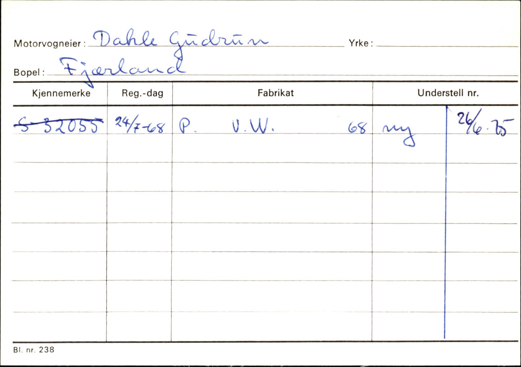 Statens vegvesen, Sogn og Fjordane vegkontor, AV/SAB-A-5301/4/F/L0132: Eigarregister Askvoll A-Å. Balestrand A-Å, 1945-1975, p. 1641