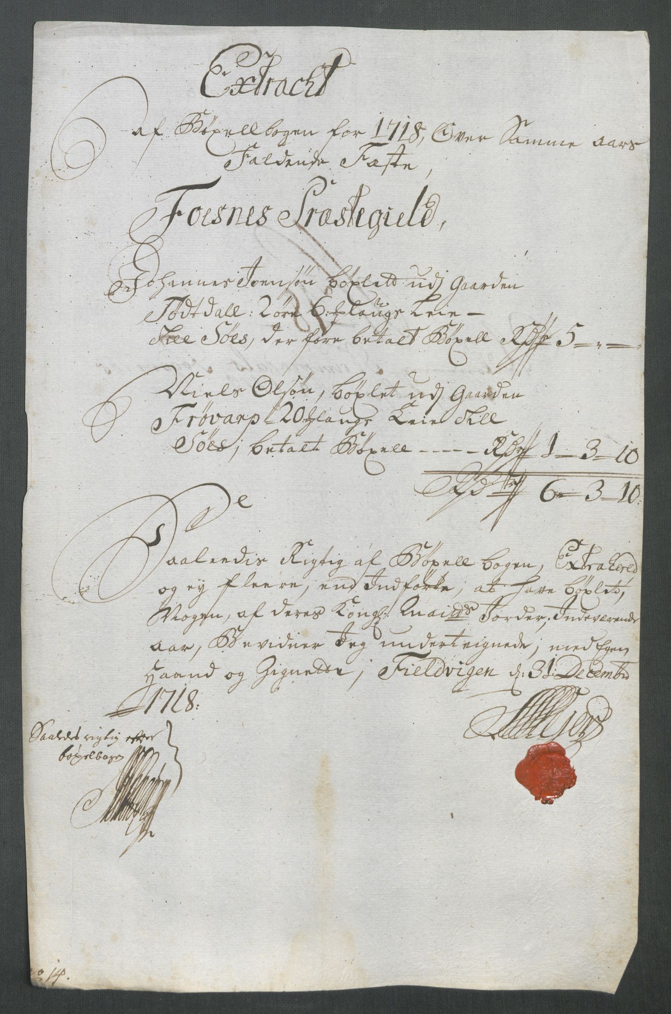 Rentekammeret inntil 1814, Reviderte regnskaper, Fogderegnskap, AV/RA-EA-4092/R64/L4439: Fogderegnskap Namdal, 1718, p. 171