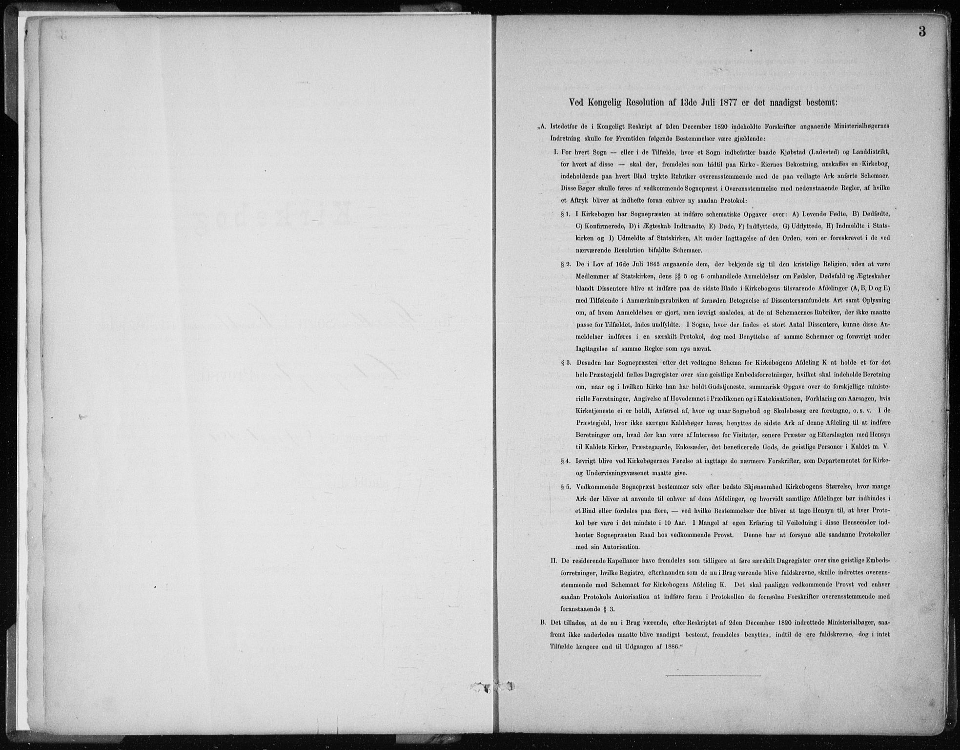 Strandebarm sokneprestembete, AV/SAB-A-78401/H/Haa: Parish register (official) no. B  1, 1886-1908, p. 3