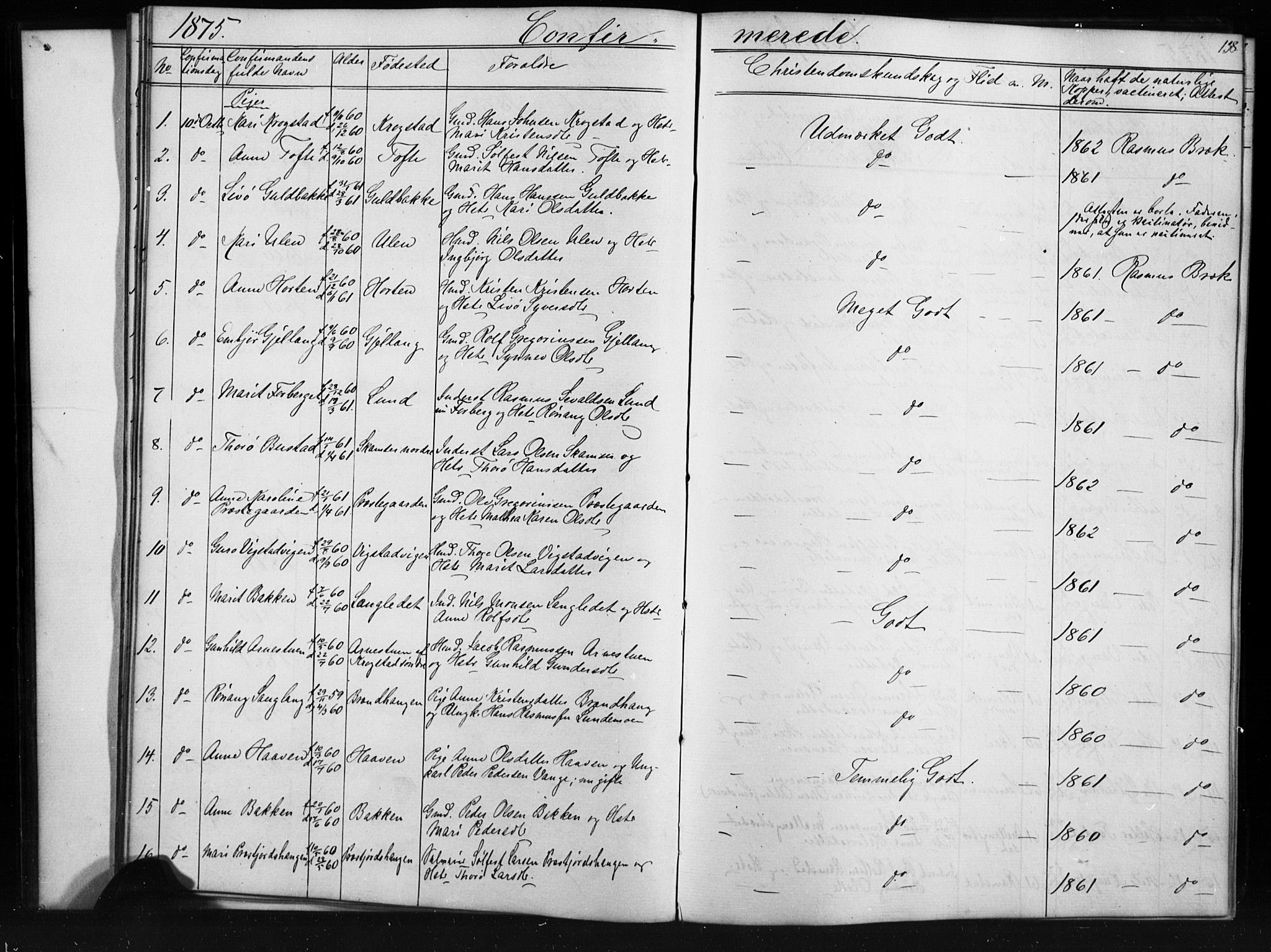 Skjåk prestekontor, AV/SAH-PREST-072/H/Ha/Hab/L0001: Parish register (copy) no. 1, 1865-1893, p. 138