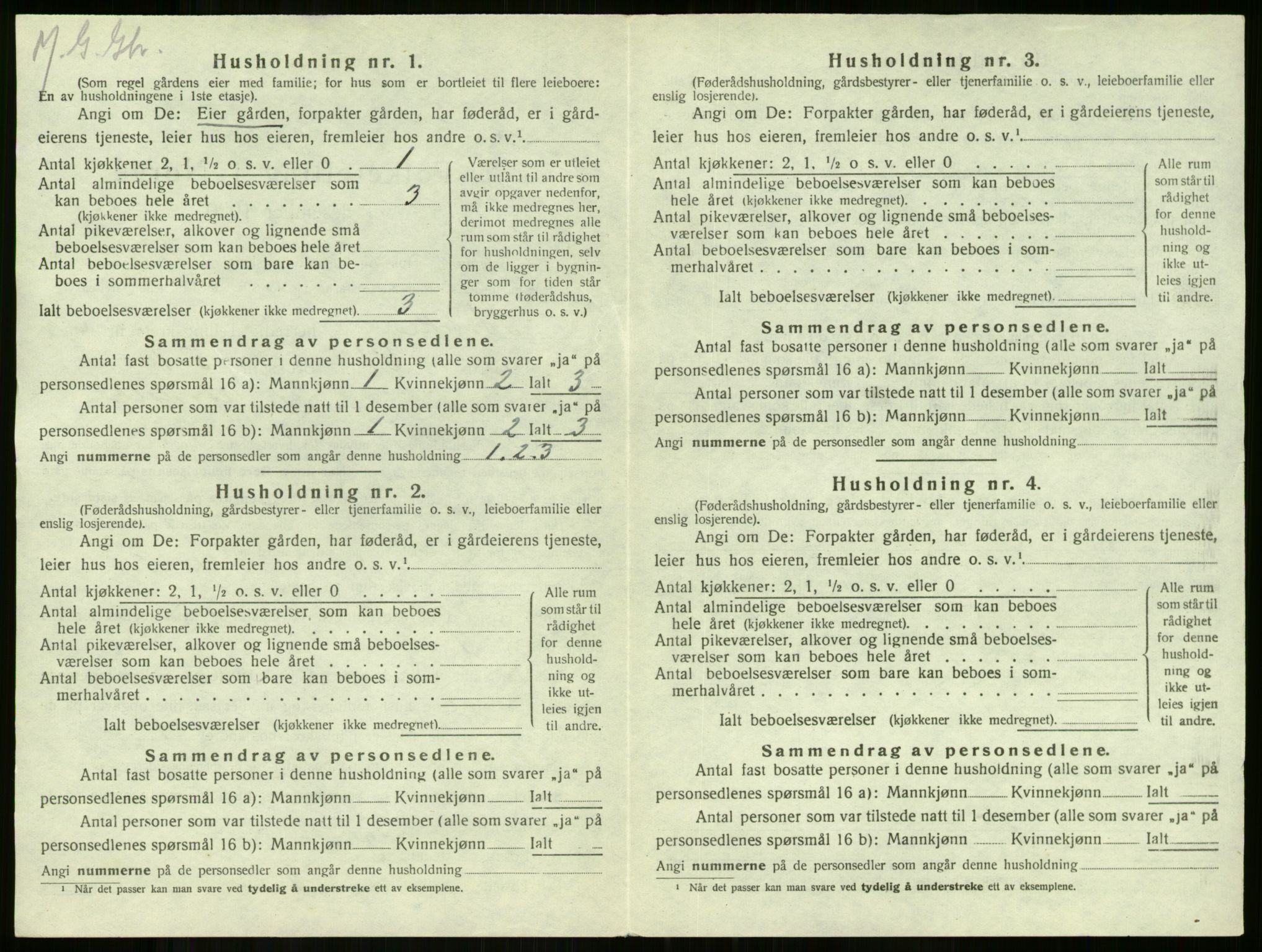 SAKO, 1920 census for Stokke, 1920, p. 1195