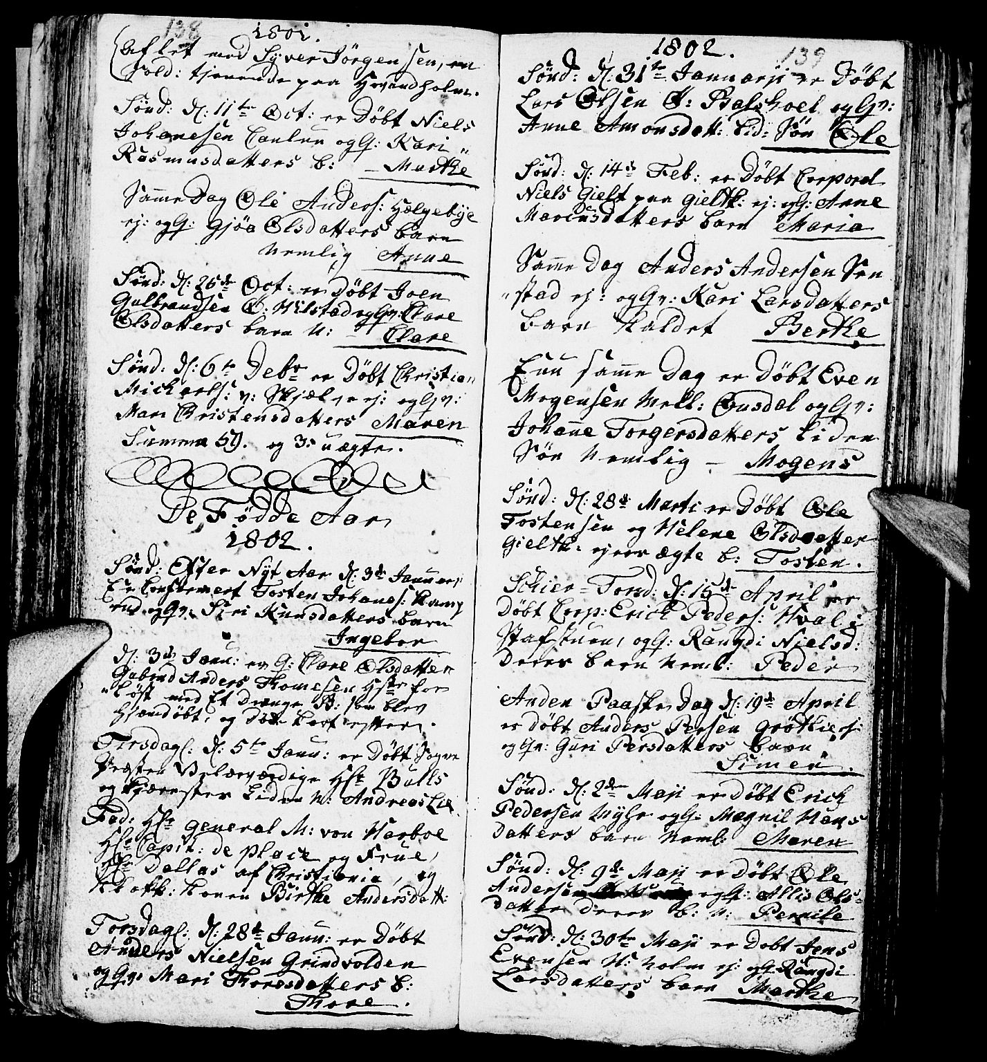 Nes prestekontor, Hedmark, AV/SAH-PREST-020/L/La/L0002: Parish register (copy) no. 2, 1785-1813, p. 138-139