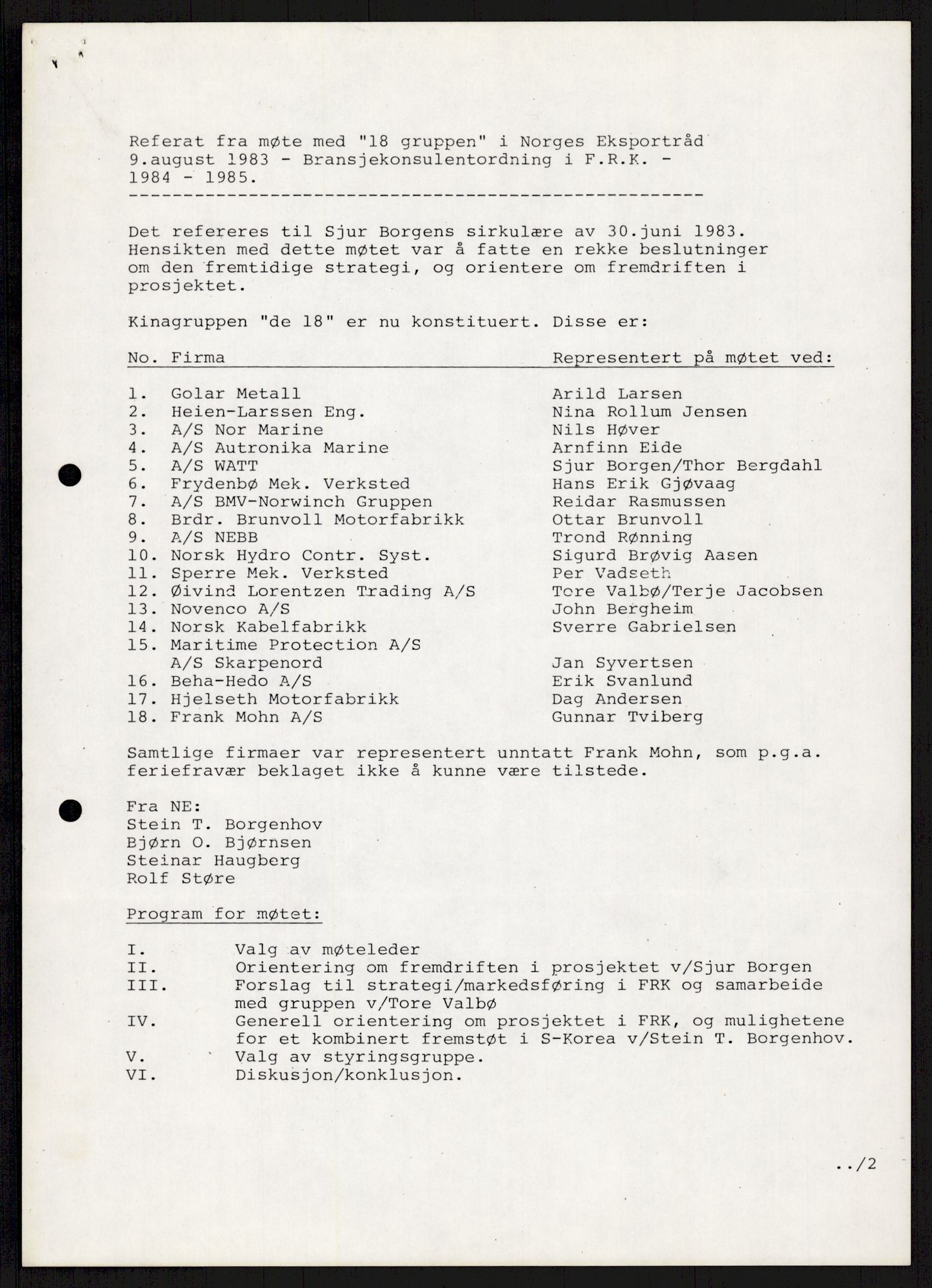 "17-Gruppen Kina", AV/RA-PA-1688/A/L0001: Møtereferater, 1979-1986, p. 37