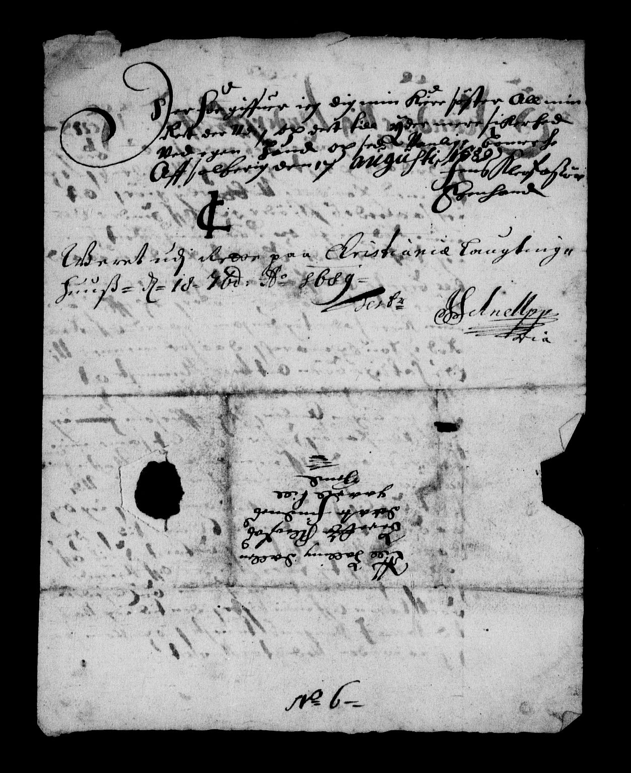 Stattholderembetet 1572-1771, RA/EA-2870/Af/L0004: Avskrifter av vedlegg til originale supplikker, nummerert i samsvar med supplikkbøkene, 1691-1694, p. 247