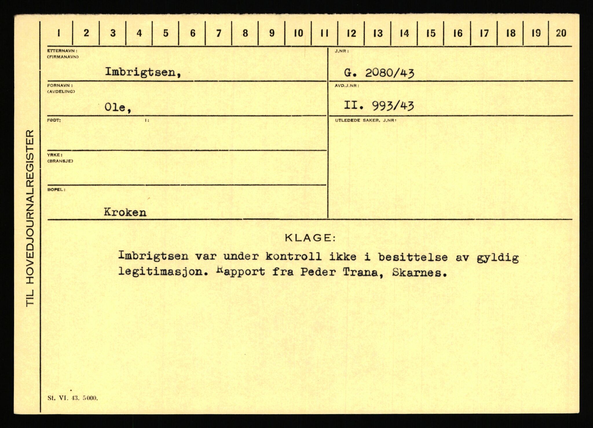 Statspolitiet - Hovedkontoret / Osloavdelingen, AV/RA-S-1329/C/Ca/L0007: Hol - Joelsen, 1943-1945, p. 2228