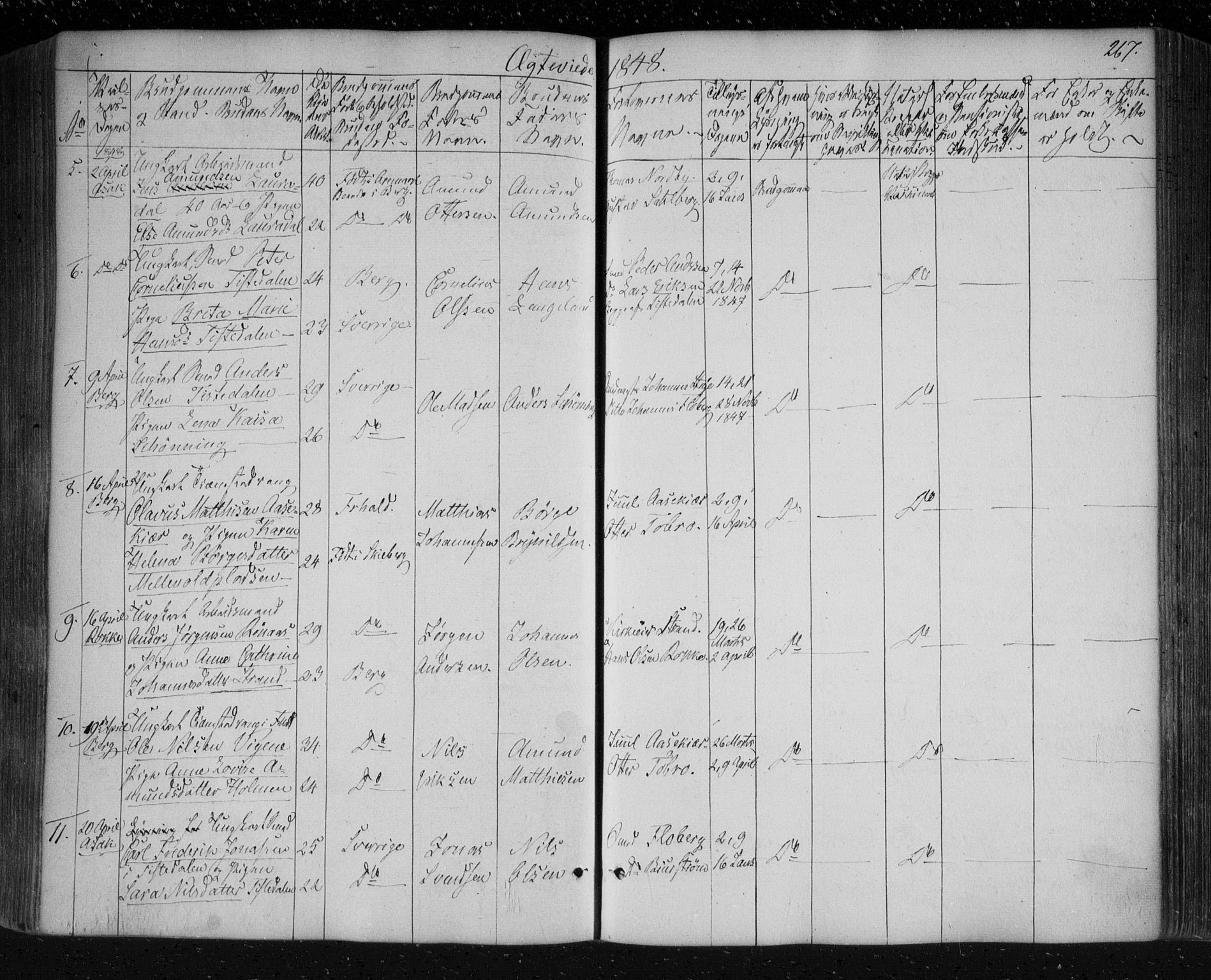 Berg prestekontor Kirkebøker, SAO/A-10902/F/Fa/L0004: Parish register (official) no. I 4, 1843-1860, p. 267