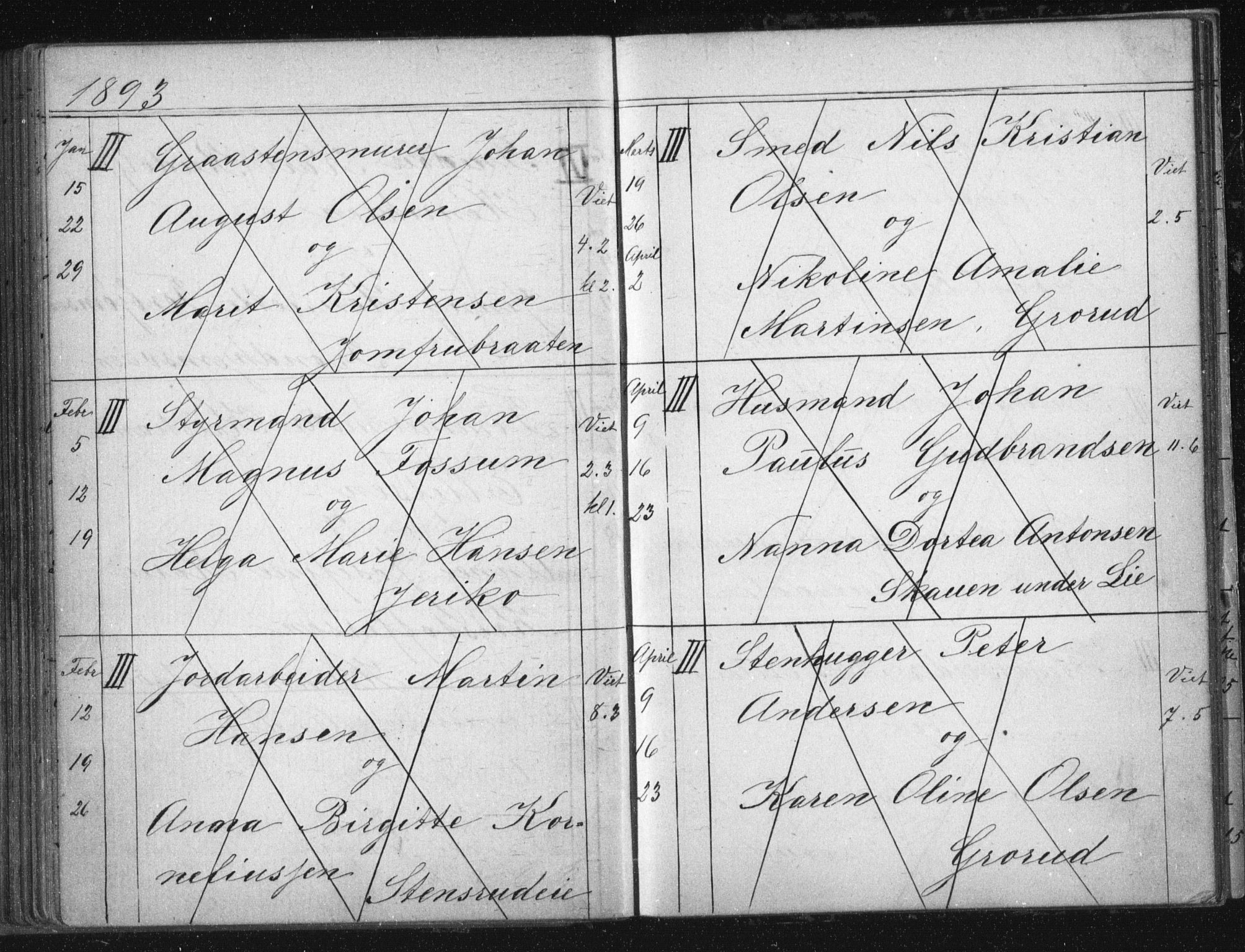 Østre Aker prestekontor Kirkebøker, AV/SAO-A-10840/H/Ha/L0005: Banns register no. I 5, 1879-1899