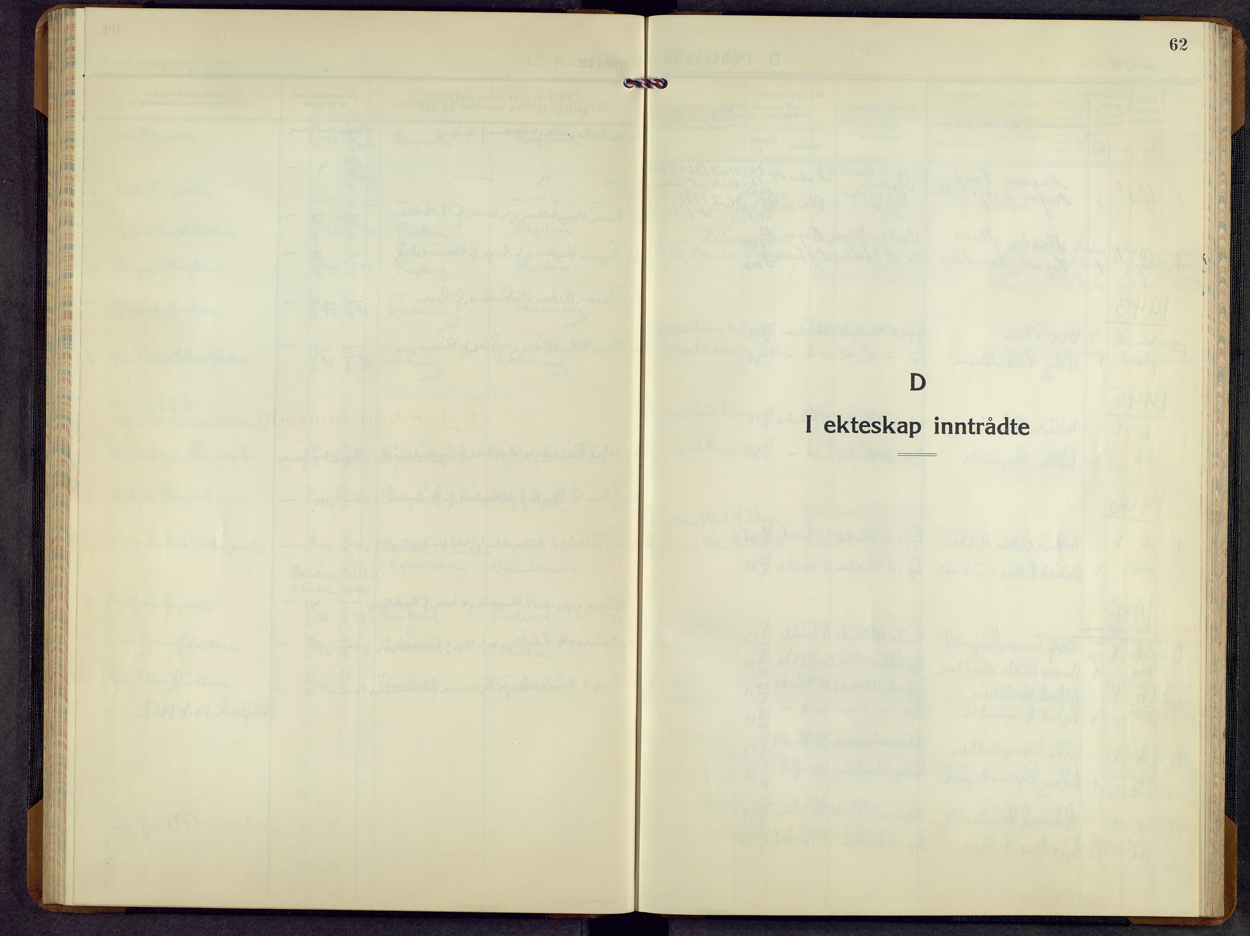 Etnedal prestekontor, SAH/PREST-130/H/Ha/Hab/Habb/L0003: Parish register (copy) no. II 3, 1935-1962, p. 62