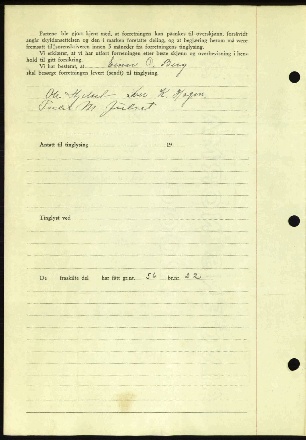 Romsdal sorenskriveri, AV/SAT-A-4149/1/2/2C: Mortgage book no. A14, 1943-1943, Diary no: : 691/1943