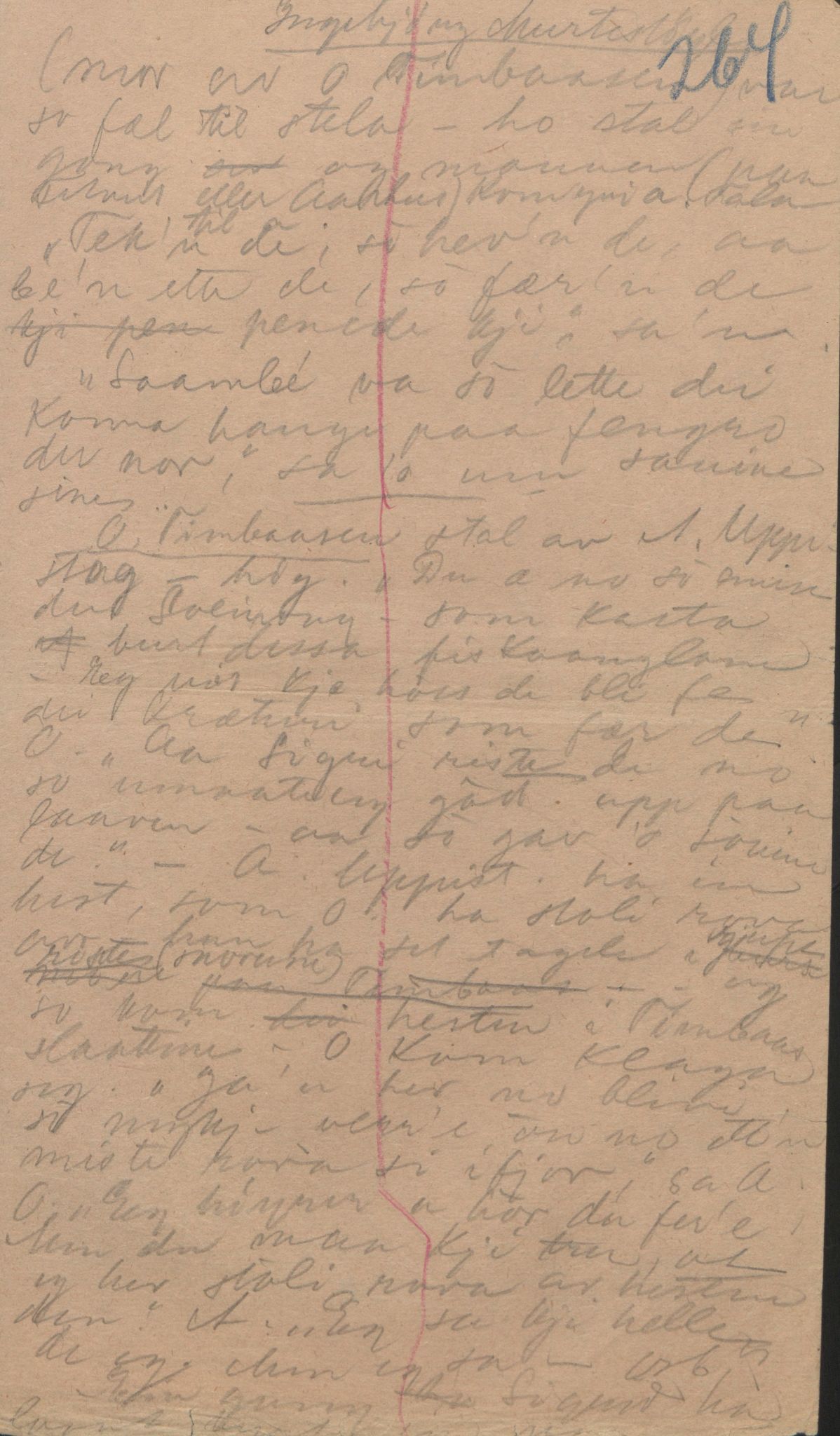 Rikard Berge, TEMU/TGM-A-1003/F/L0004/0049: 101-159 / 152 Om bygdefolk. Stev om jente. Blodstemming, 1904-1906, p. 264