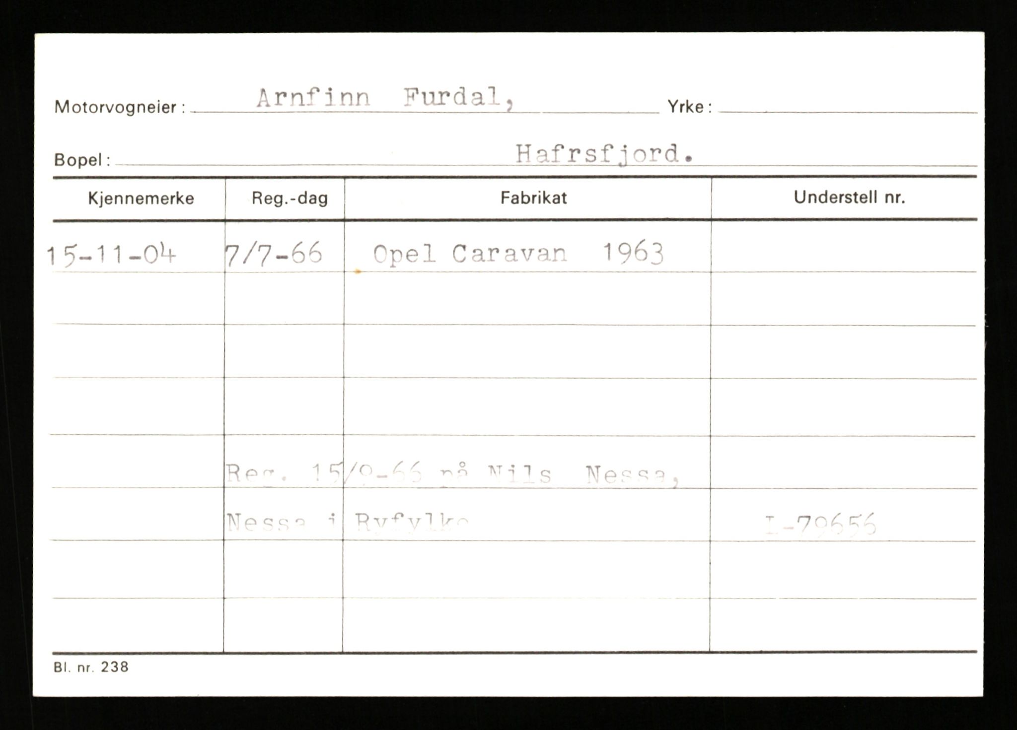 Stavanger trafikkstasjon, AV/SAST-A-101942/0/G/L0010: Registreringsnummer: 130000 - 239953, 1930-1971, p. 707