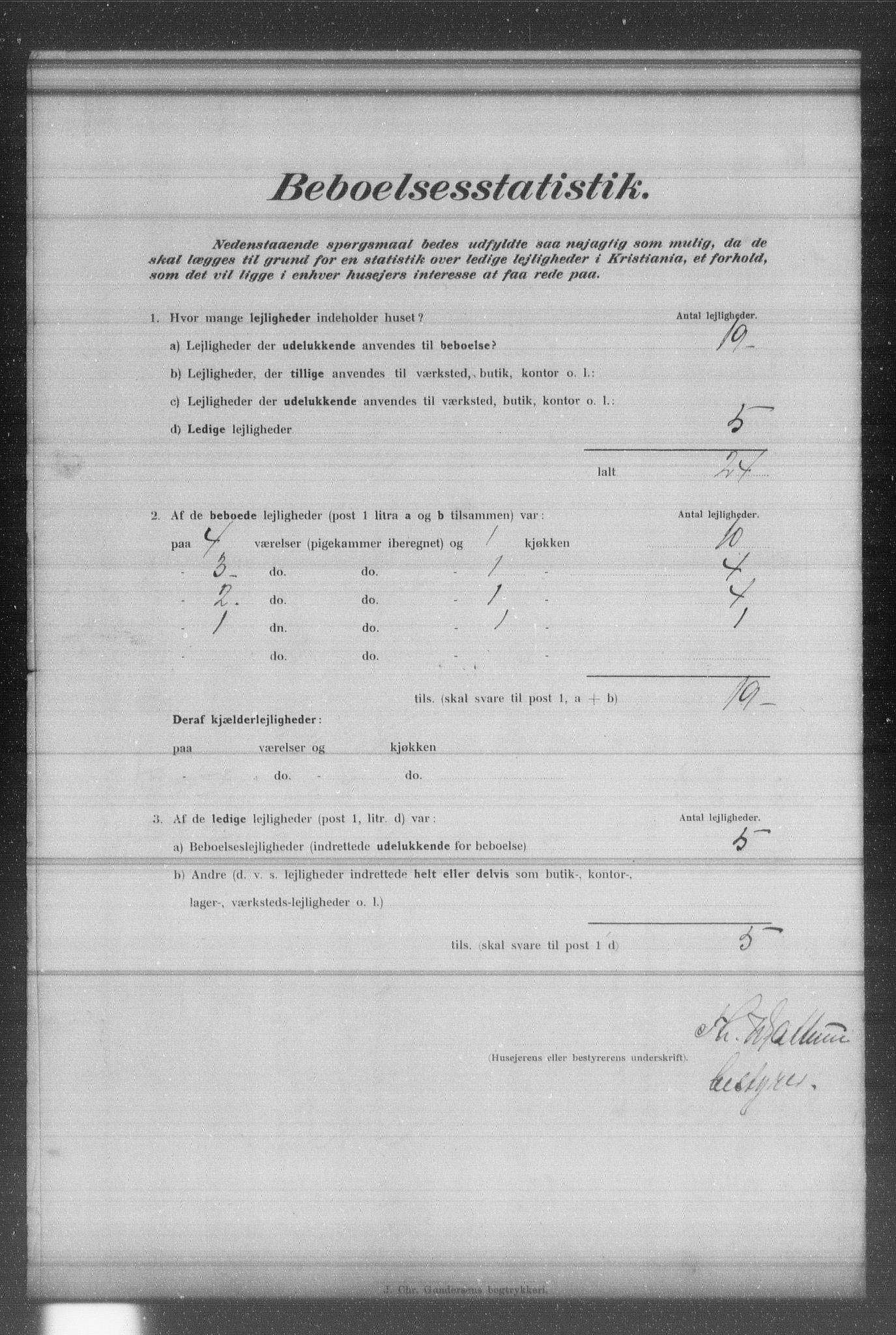 OBA, Municipal Census 1902 for Kristiania, 1902, p. 12300