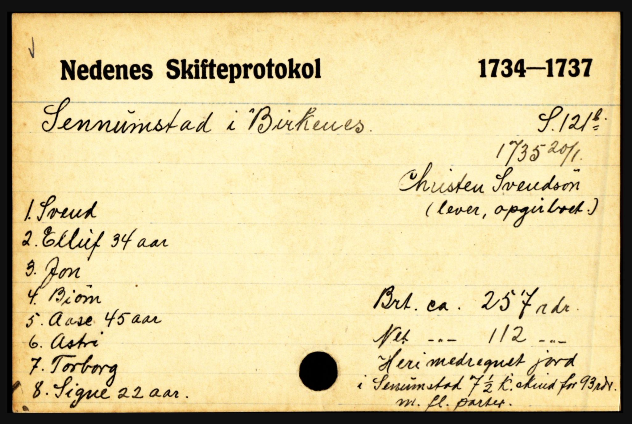 Nedenes sorenskriveri før 1824, AV/SAK-1221-0007/H, p. 26193