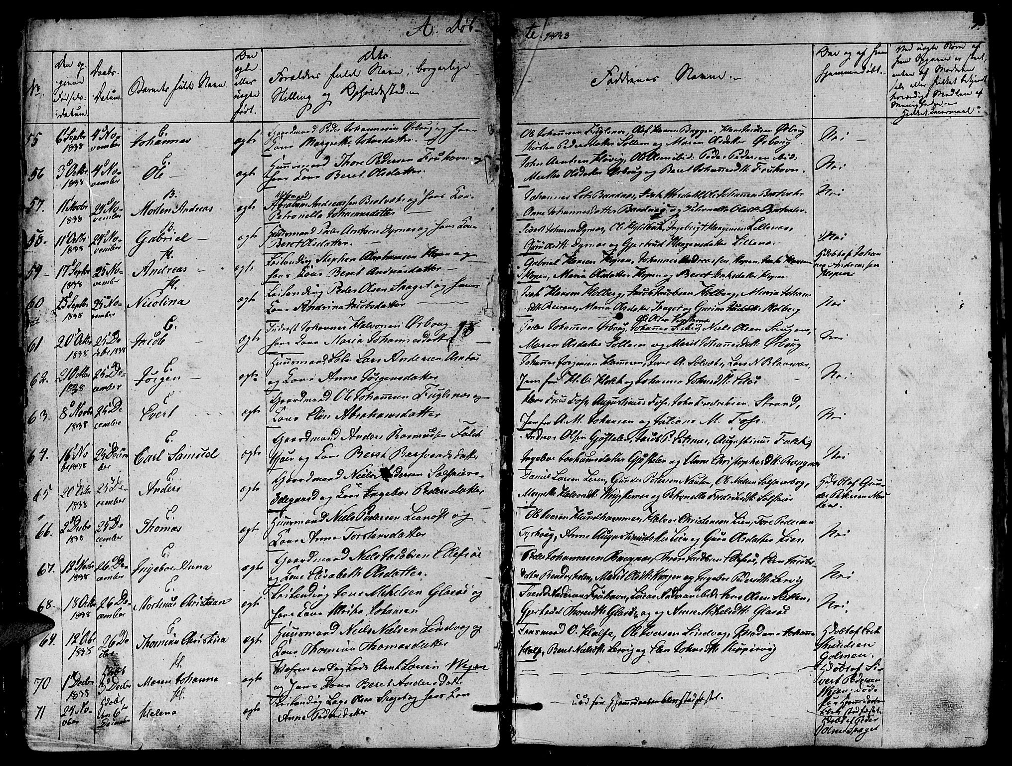 Ministerialprotokoller, klokkerbøker og fødselsregistre - Møre og Romsdal, SAT/A-1454/581/L0936: Parish register (official) no. 581A04, 1836-1852, p. 9