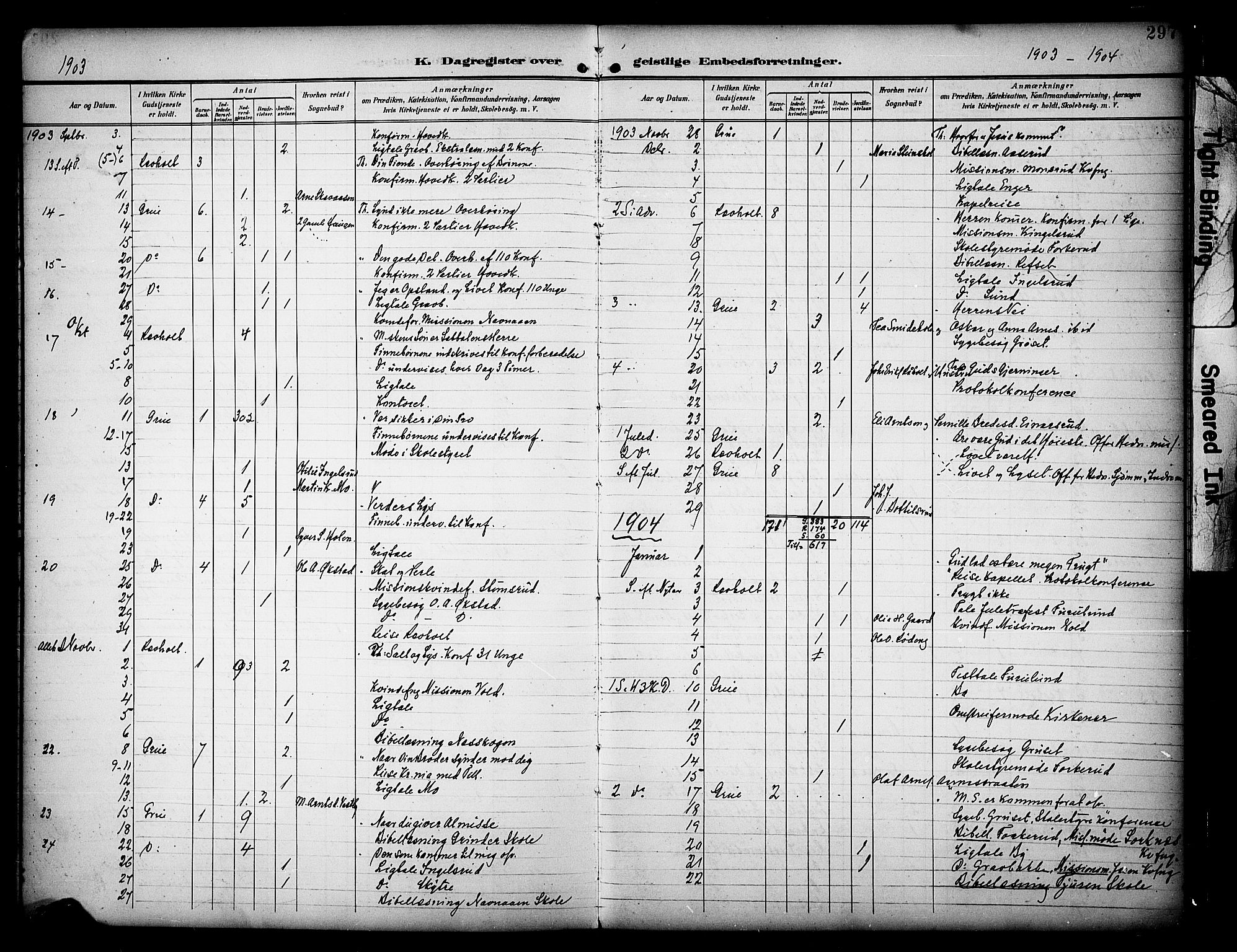 Grue prestekontor, AV/SAH-PREST-036/H/Ha/Haa/L0013: Parish register (official) no. 13, 1898-1910, p. 297