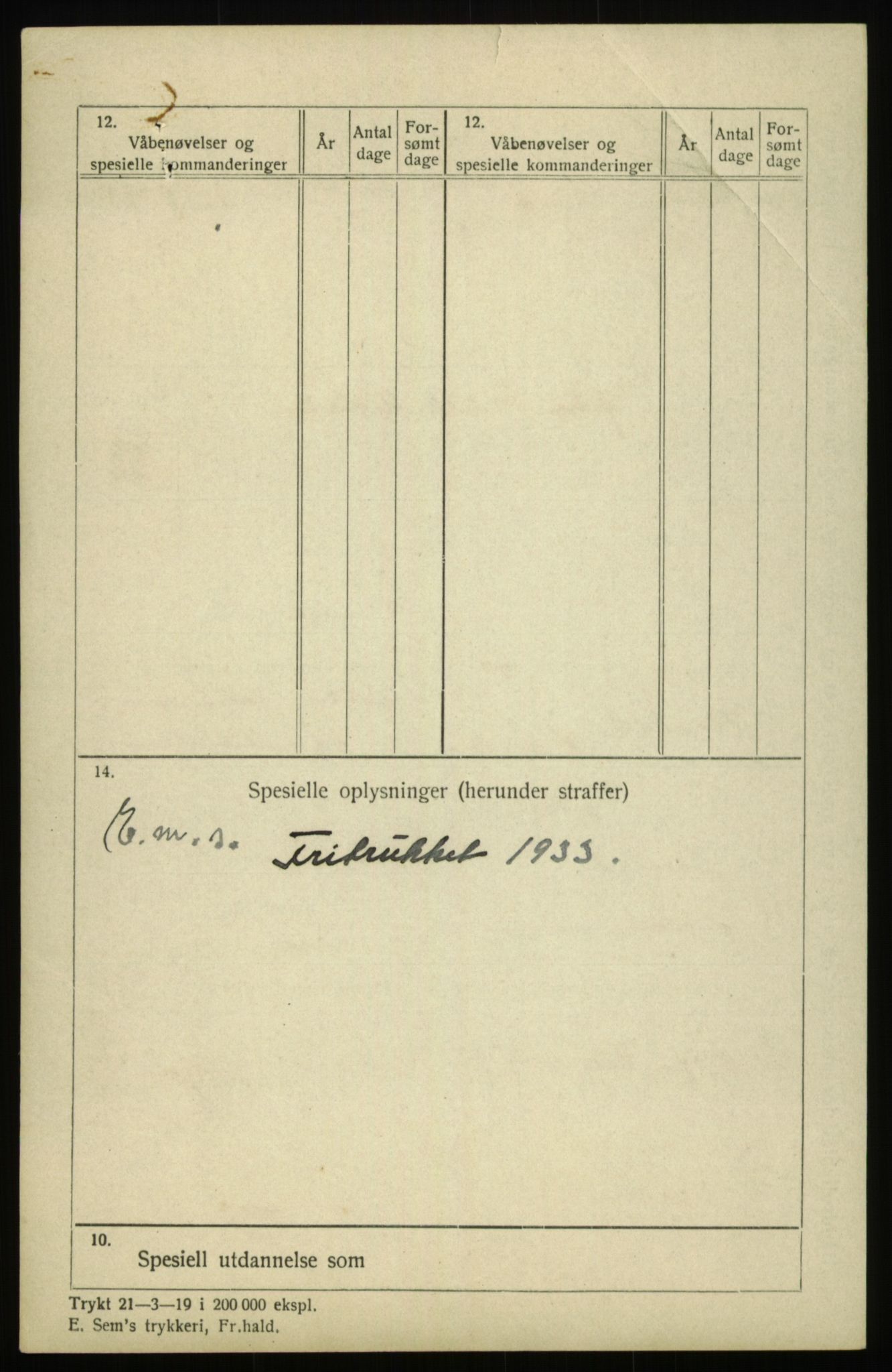 Forsvaret, Troms infanteriregiment nr. 16, AV/RA-RAFA-3146/P/Pa/L0017: Rulleblad for regimentets menige mannskaper, årsklasse 1933, 1933, p. 816