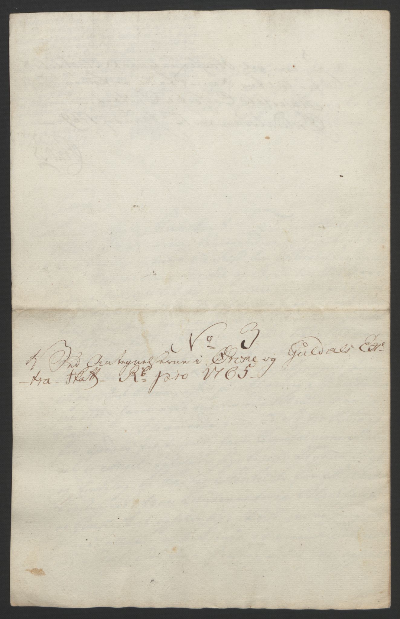 Rentekammeret inntil 1814, Reviderte regnskaper, Fogderegnskap, AV/RA-EA-4092/R60/L4094: Ekstraskatten Orkdal og Gauldal, 1762-1765, p. 310