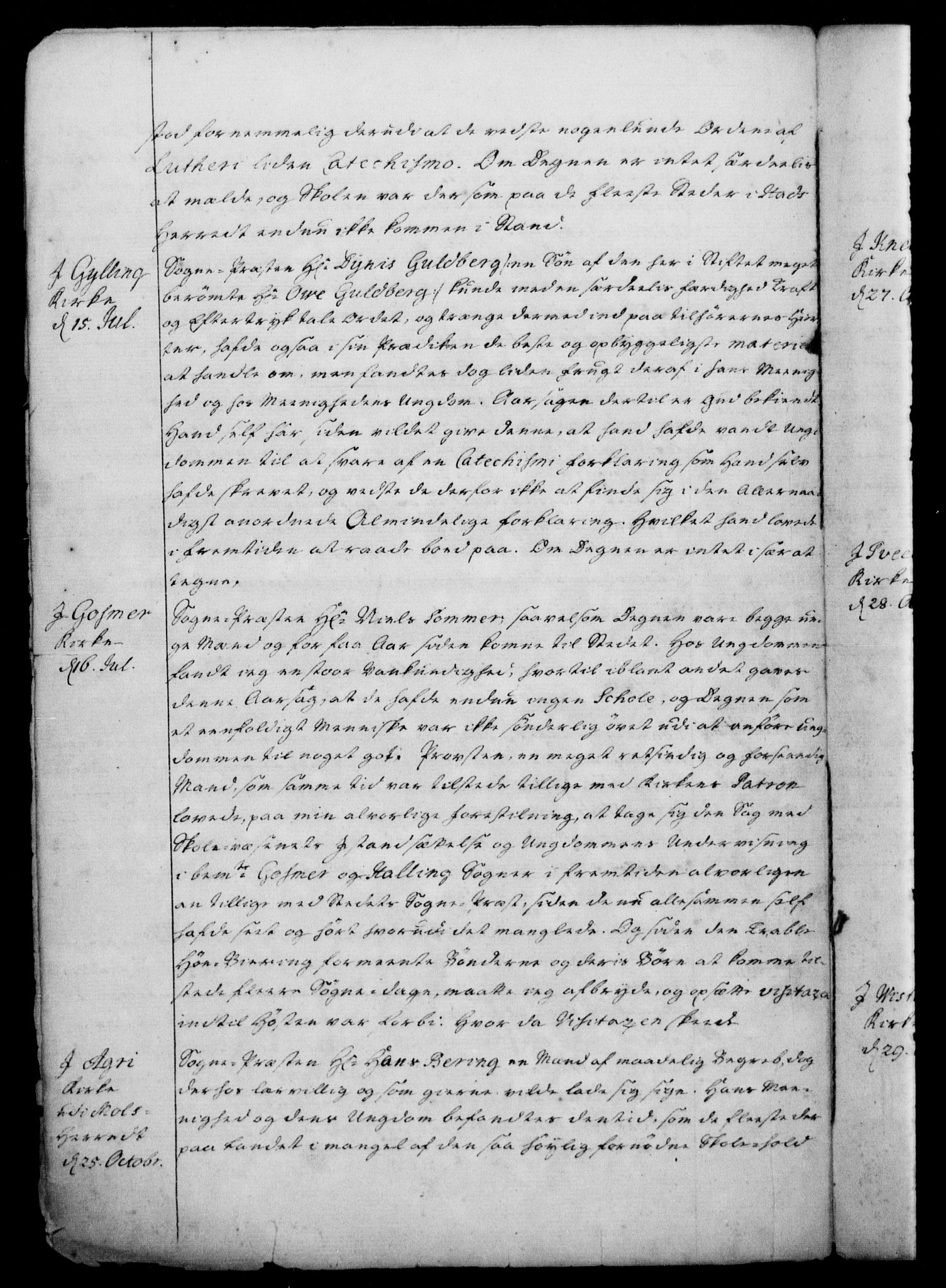 Generalkirkeinspektionskollegiet, DRA/A-0008/F4-11/F4-11-02: Indsendte visitationsberetninger fra biskopperne i Danmark: Århus, Ribe og Viborg Stift, 1739-1790