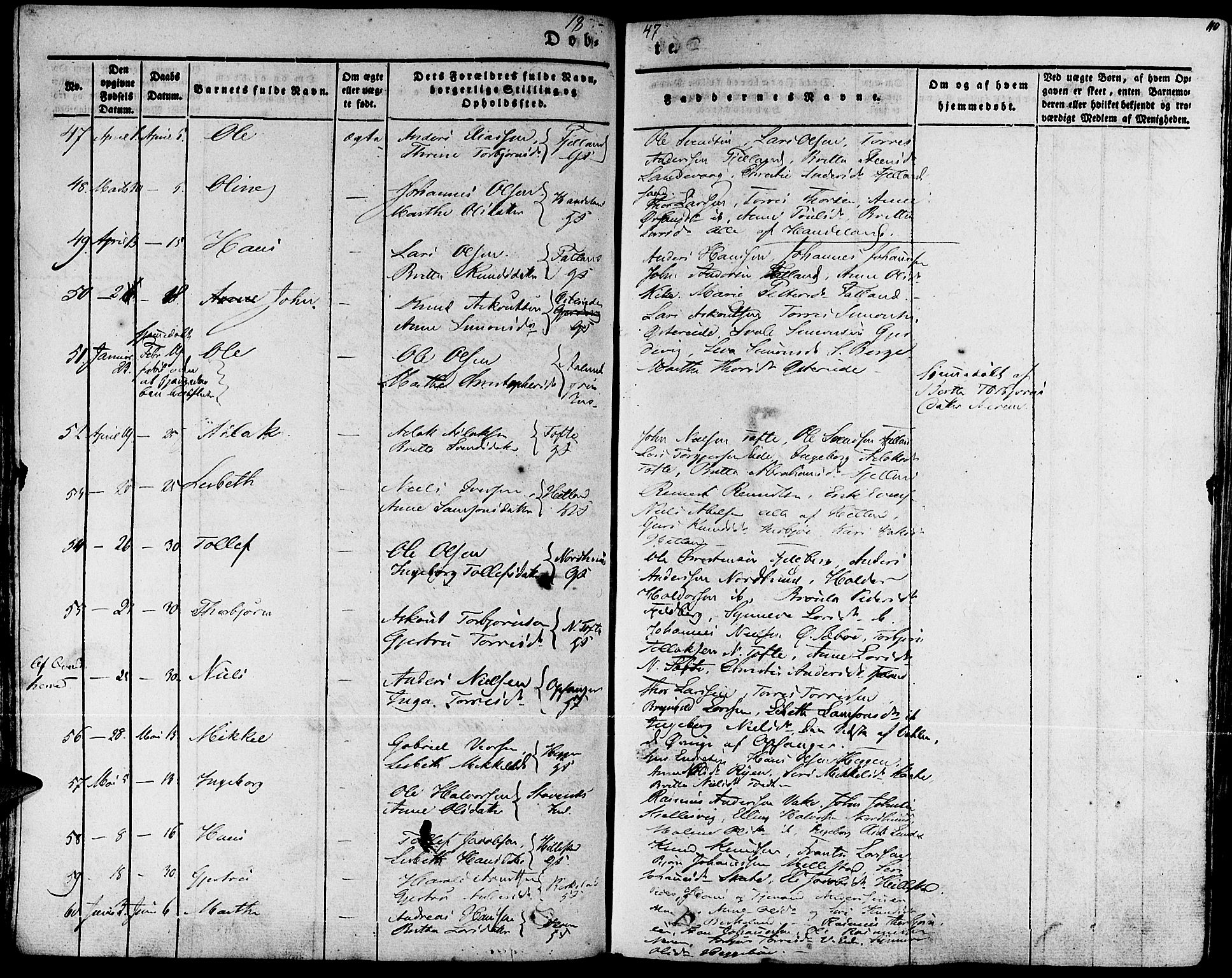 Fjelberg sokneprestembete, SAB/A-75201/H/Haa: Parish register (official) no. A 6, 1835-1851, p. 110