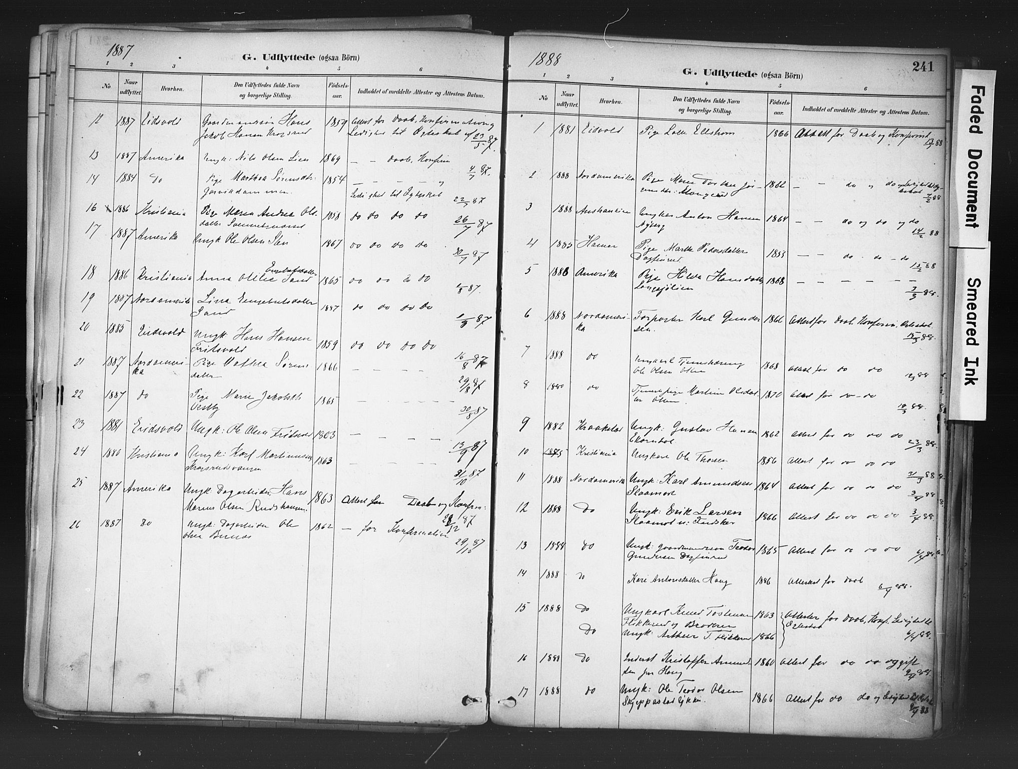 Nord-Odal prestekontor, AV/SAH-PREST-032/H/Ha/Haa/L0006: Parish register (official) no. 6, 1886-1901, p. 241