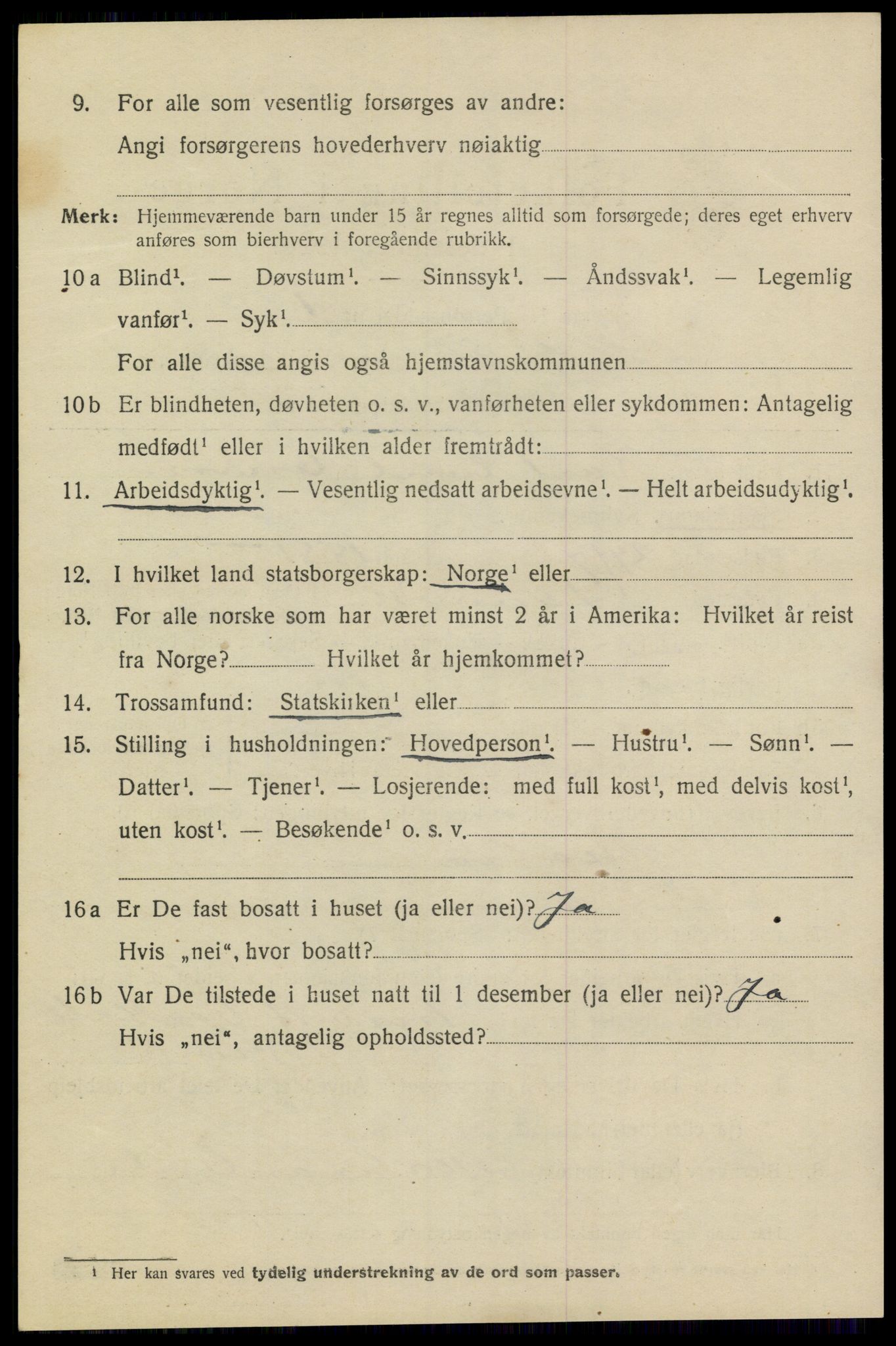 SAKO, 1920 census for Stathelle, 1920, p. 560