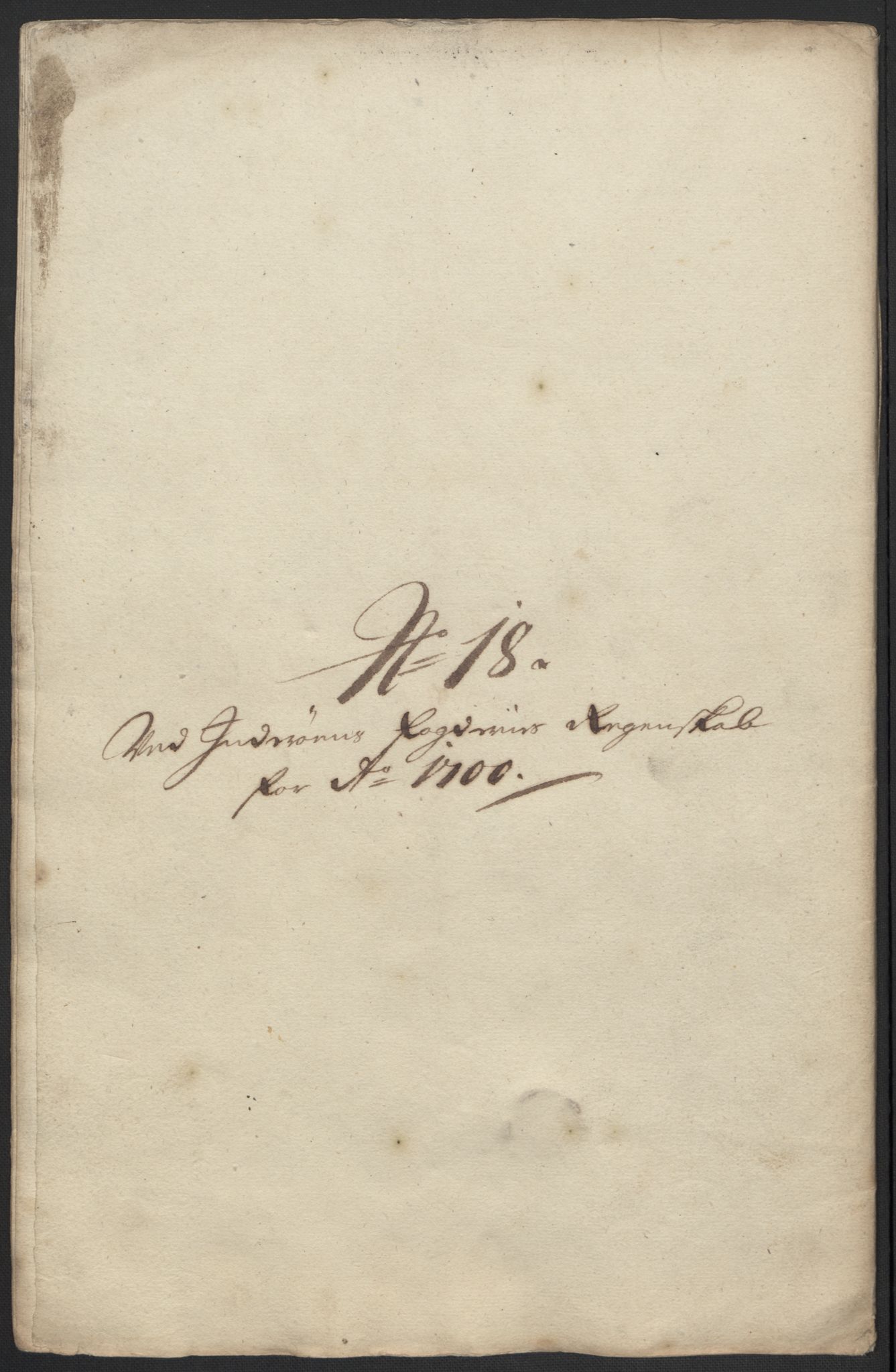 Rentekammeret inntil 1814, Reviderte regnskaper, Fogderegnskap, RA/EA-4092/R63/L4311: Fogderegnskap Inderøy, 1700, p. 171