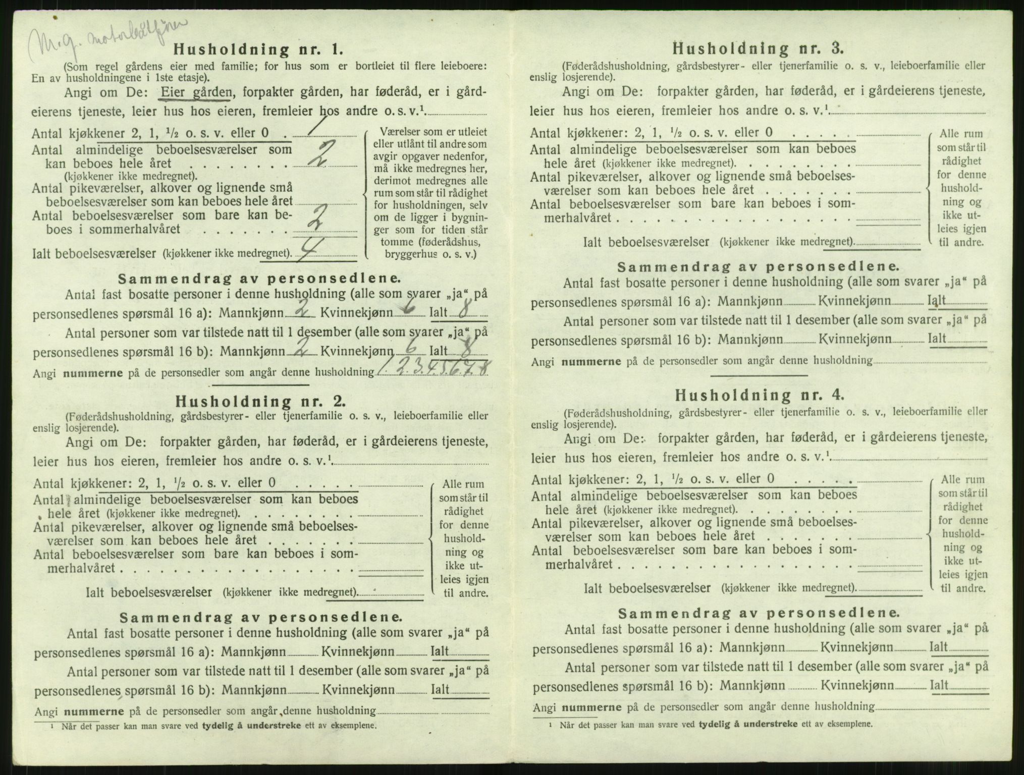 SAT, 1920 census for Eid, 1920, p. 226