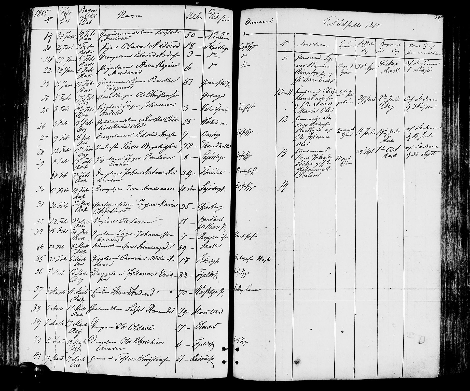 Rakkestad prestekontor Kirkebøker, AV/SAO-A-2008/F/Fa/L0011: Parish register (official) no. I 11, 1862-1877, p. 347