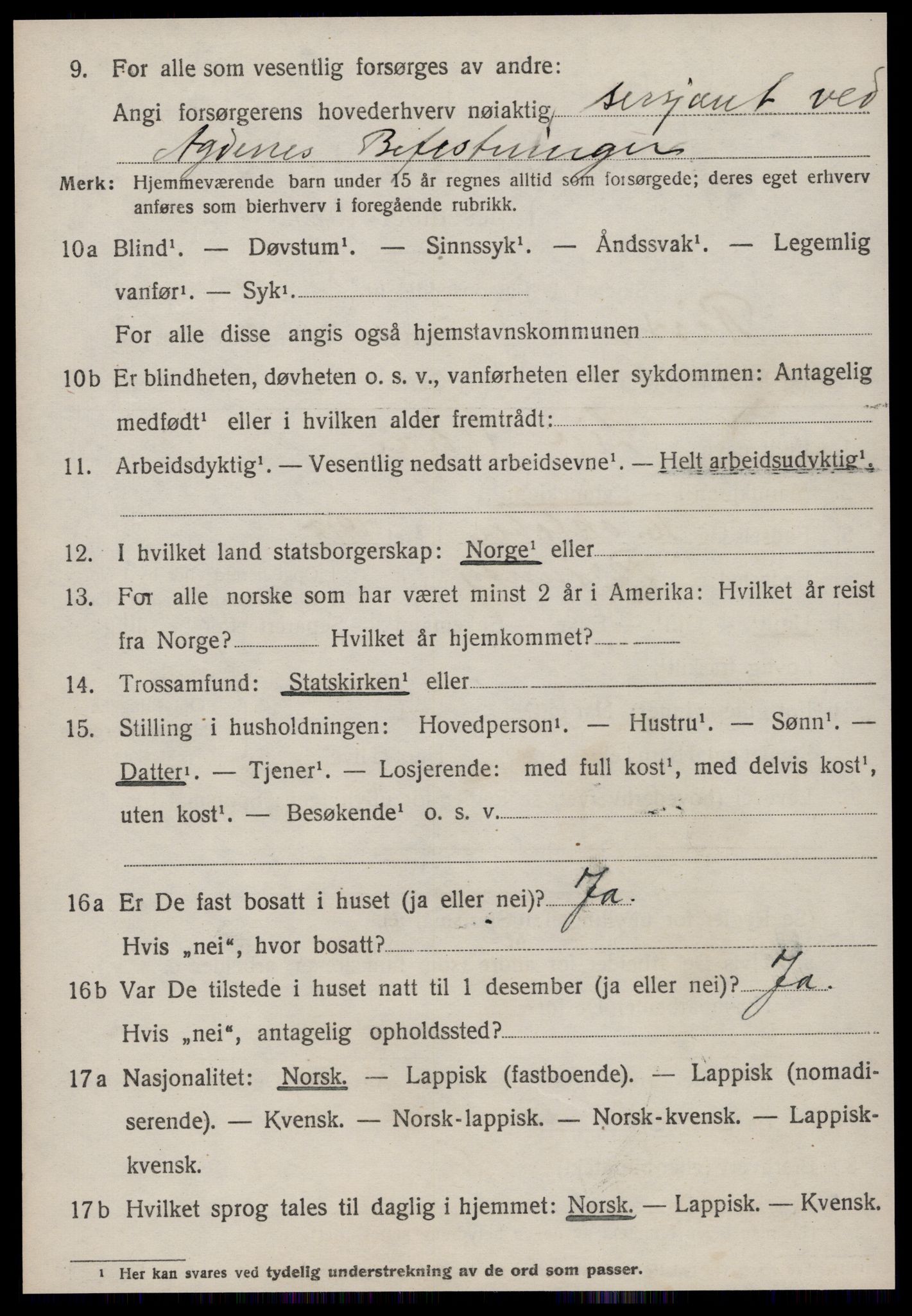 SAT, 1920 census for Rissa, 1920, p. 2312