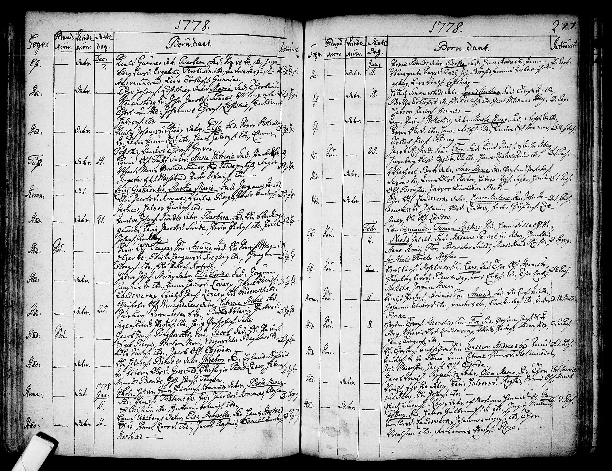 Sandsvær kirkebøker, AV/SAKO-A-244/F/Fa/L0002a: Parish register (official) no. I 2, 1725-1809, p. 277