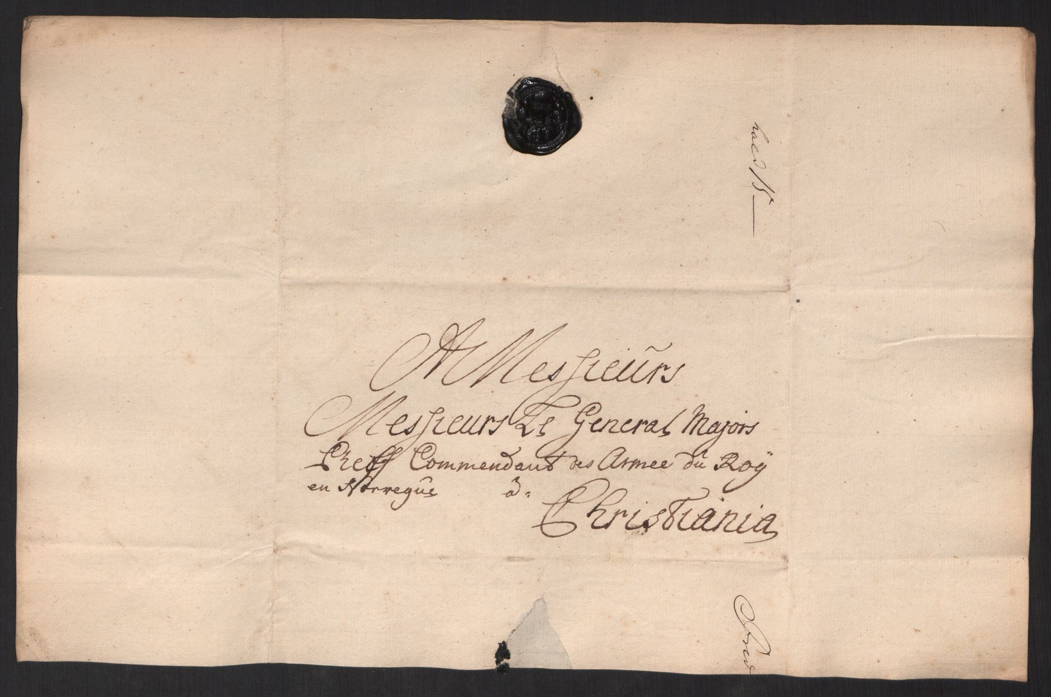 Kommanderende general (KG I) med Det norske krigsdirektorium, AV/RA-EA-5419/D/L0152: Fredriksten festning: Brev, inventarfortegnelser og regnskapsekstrakter, 1720-1723, p. 475