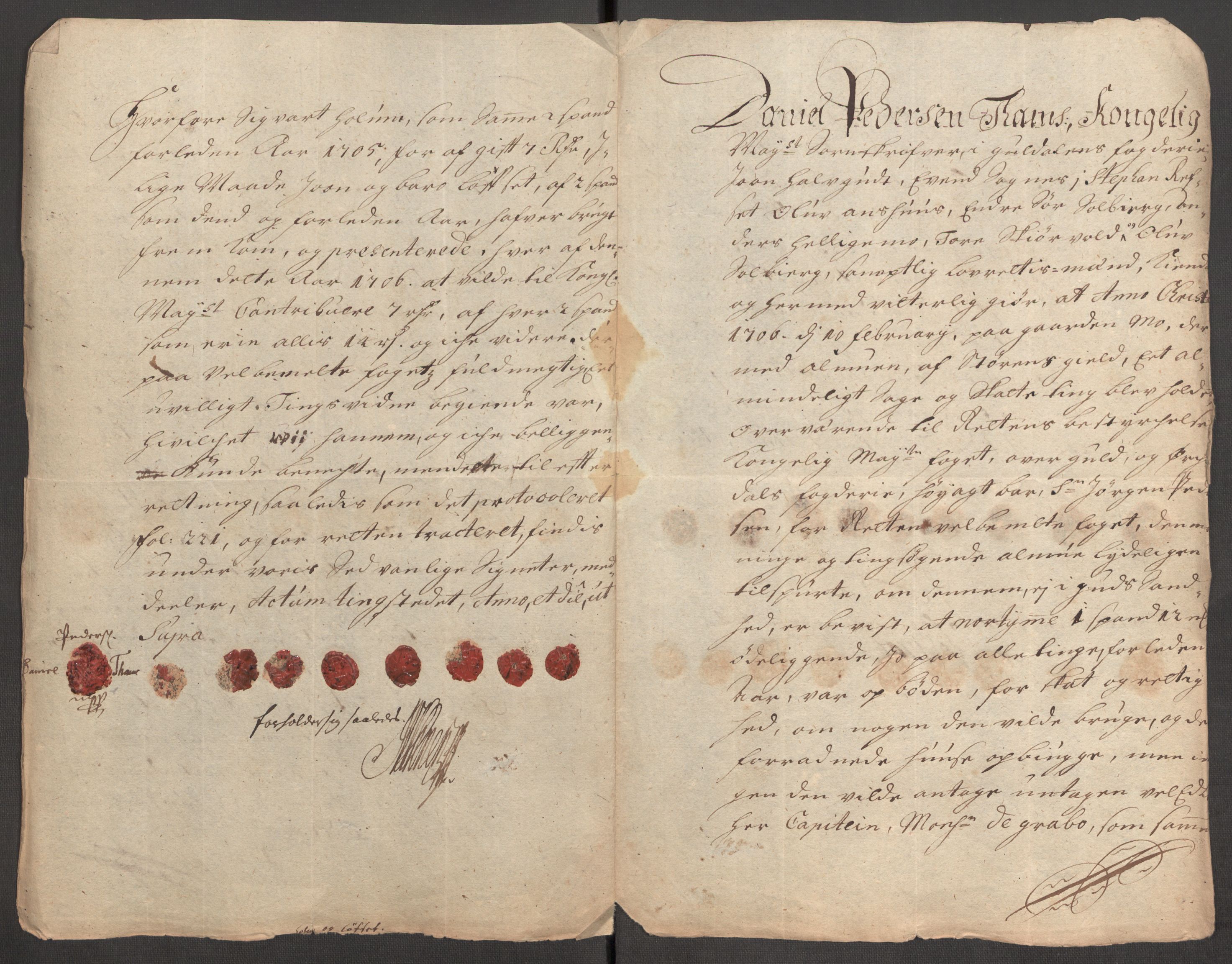 Rentekammeret inntil 1814, Reviderte regnskaper, Fogderegnskap, AV/RA-EA-4092/R60/L3956: Fogderegnskap Orkdal og Gauldal, 1706, p. 379