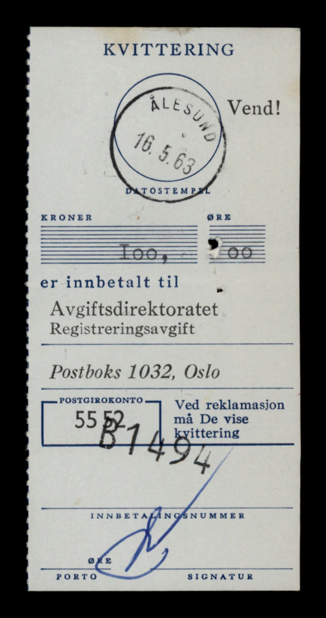 Møre og Romsdal vegkontor - Ålesund trafikkstasjon, AV/SAT-A-4099/F/Fe/L0029: Registreringskort for kjøretøy T 11430 - T 11619, 1927-1998, p. 2339