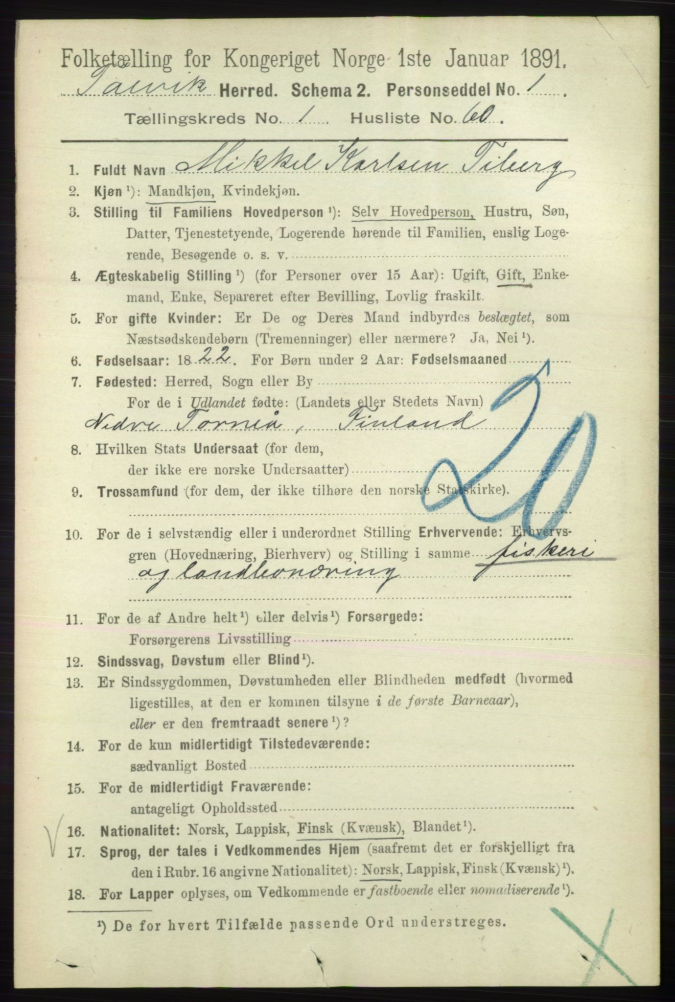 RA, 1891 census for 2013 Talvik, 1891, p. 480