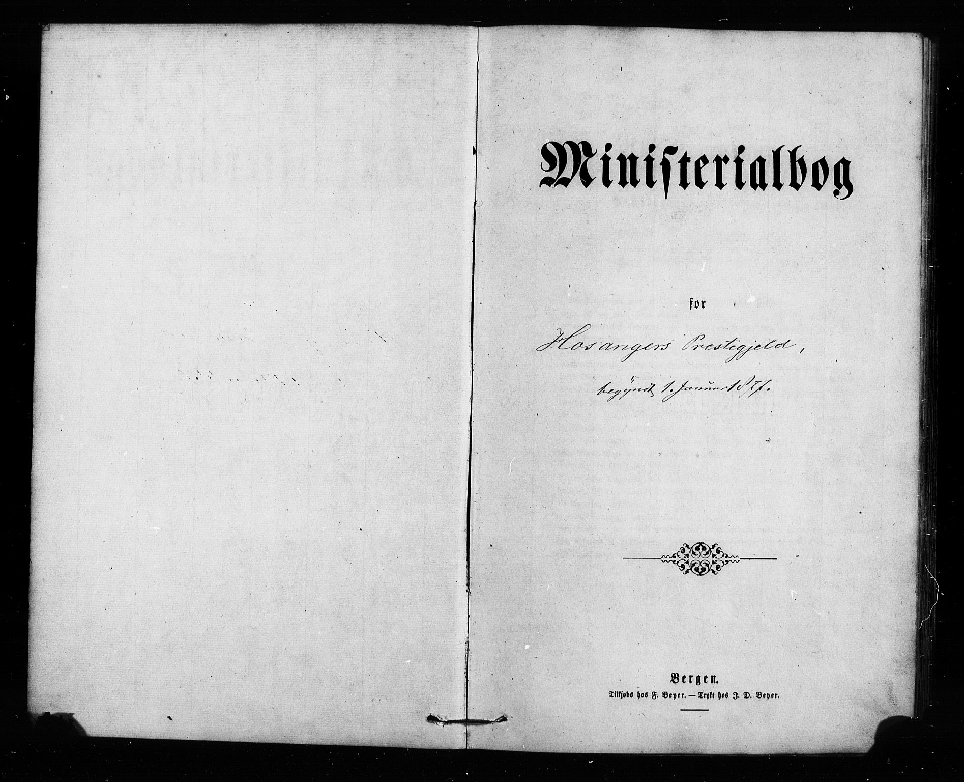 Hosanger sokneprestembete, AV/SAB-A-75801/H/Haa: Parish register (official) no. A 10, 1877-1879