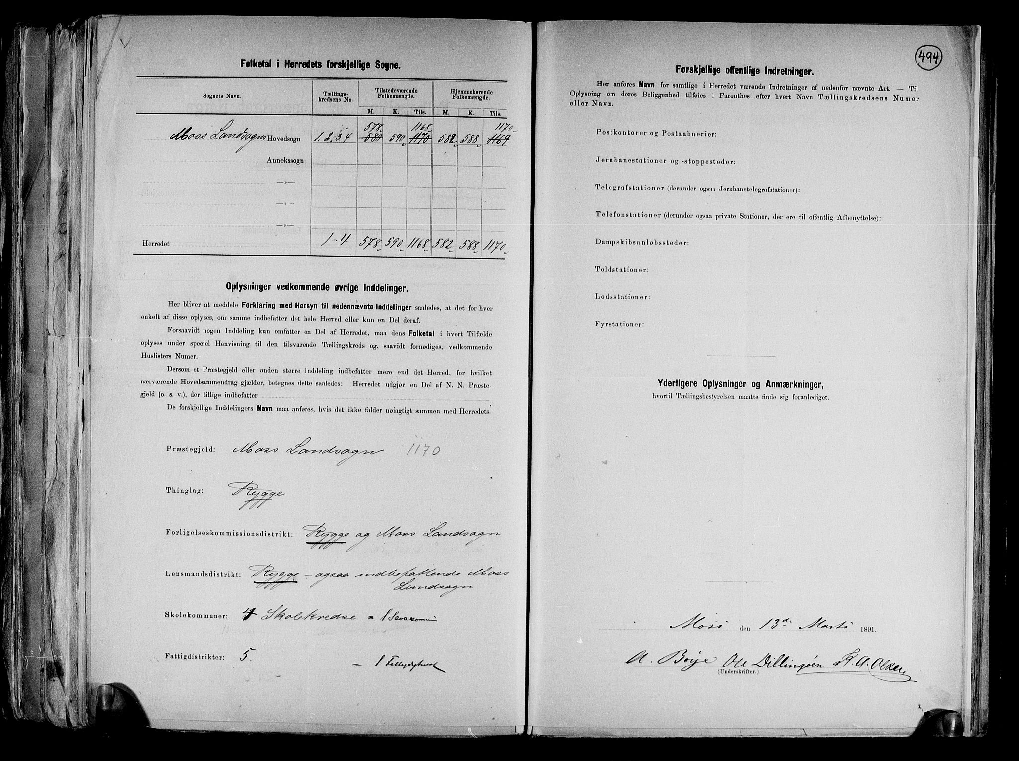 RA, 1891 Census for 0194 Moss, 1891, p. 3