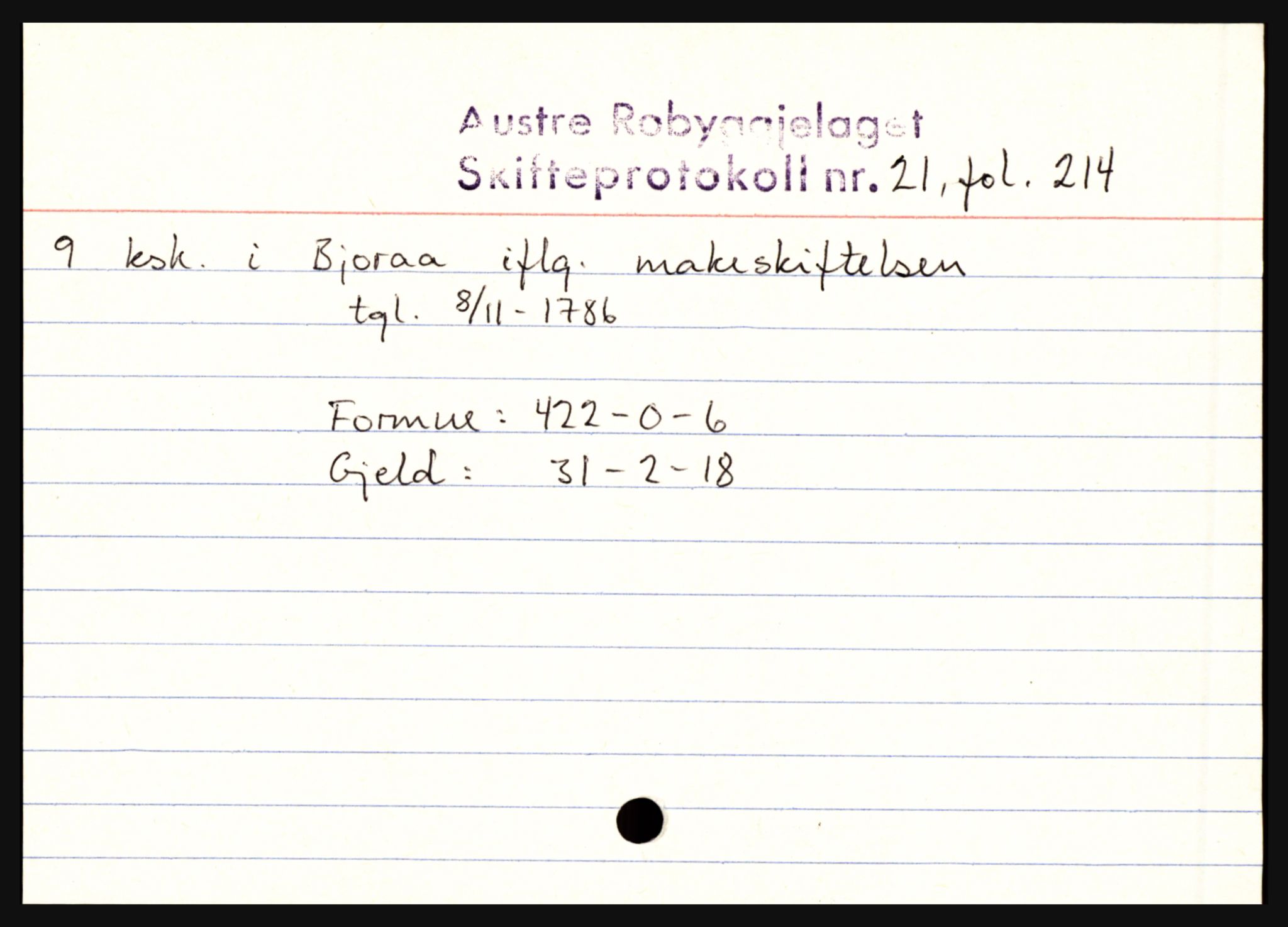 Østre Råbyggelag sorenskriveri, AV/SAK-1221-0016/H, p. 1191