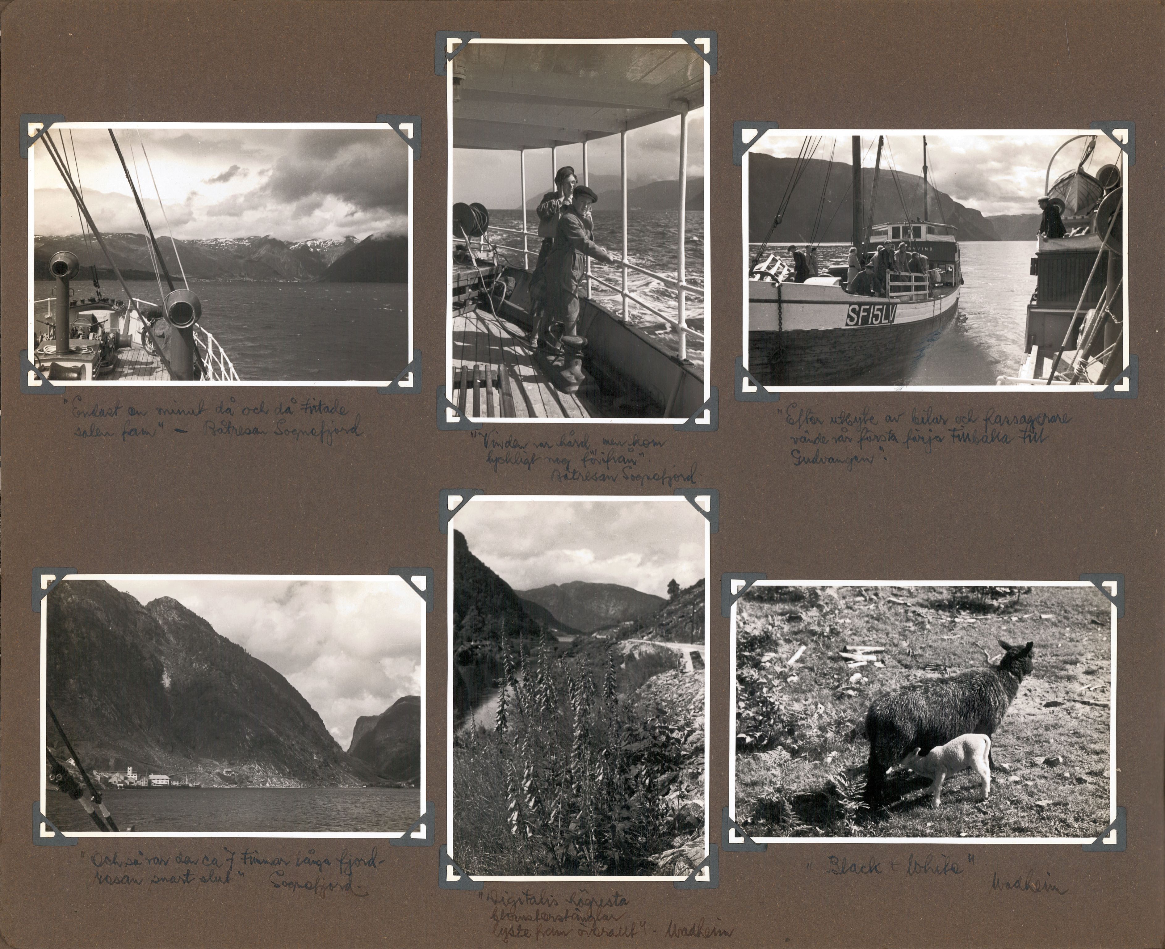 Familien Malmros' på reise i Norge - fotoalbum, SAB/SAB/PA-0313/U/L0001: Fotoalbum, 1935, p. 26