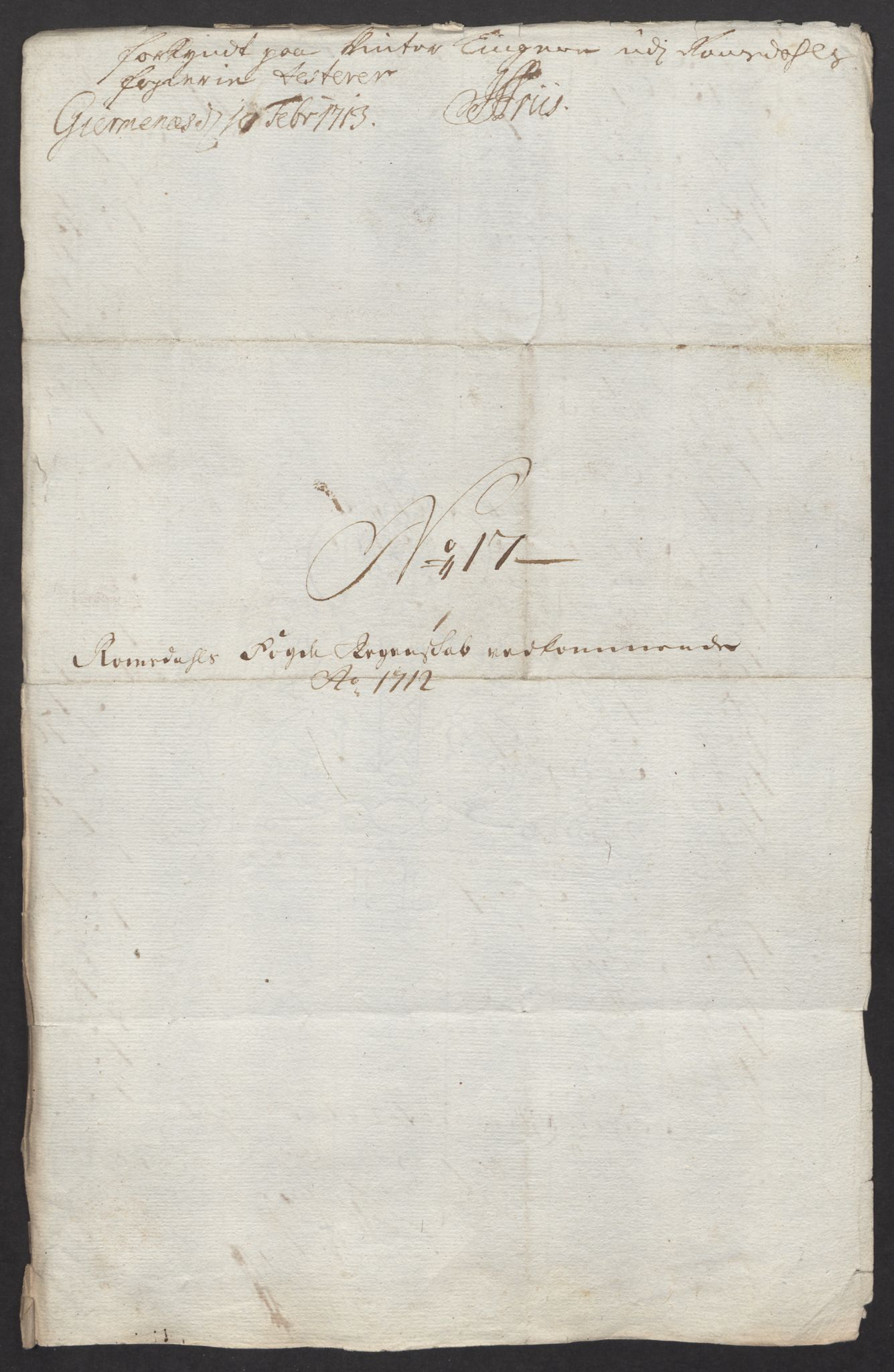 Rentekammeret inntil 1814, Reviderte regnskaper, Fogderegnskap, RA/EA-4092/R55/L3661: Fogderegnskap Romsdal, 1712, p. 155