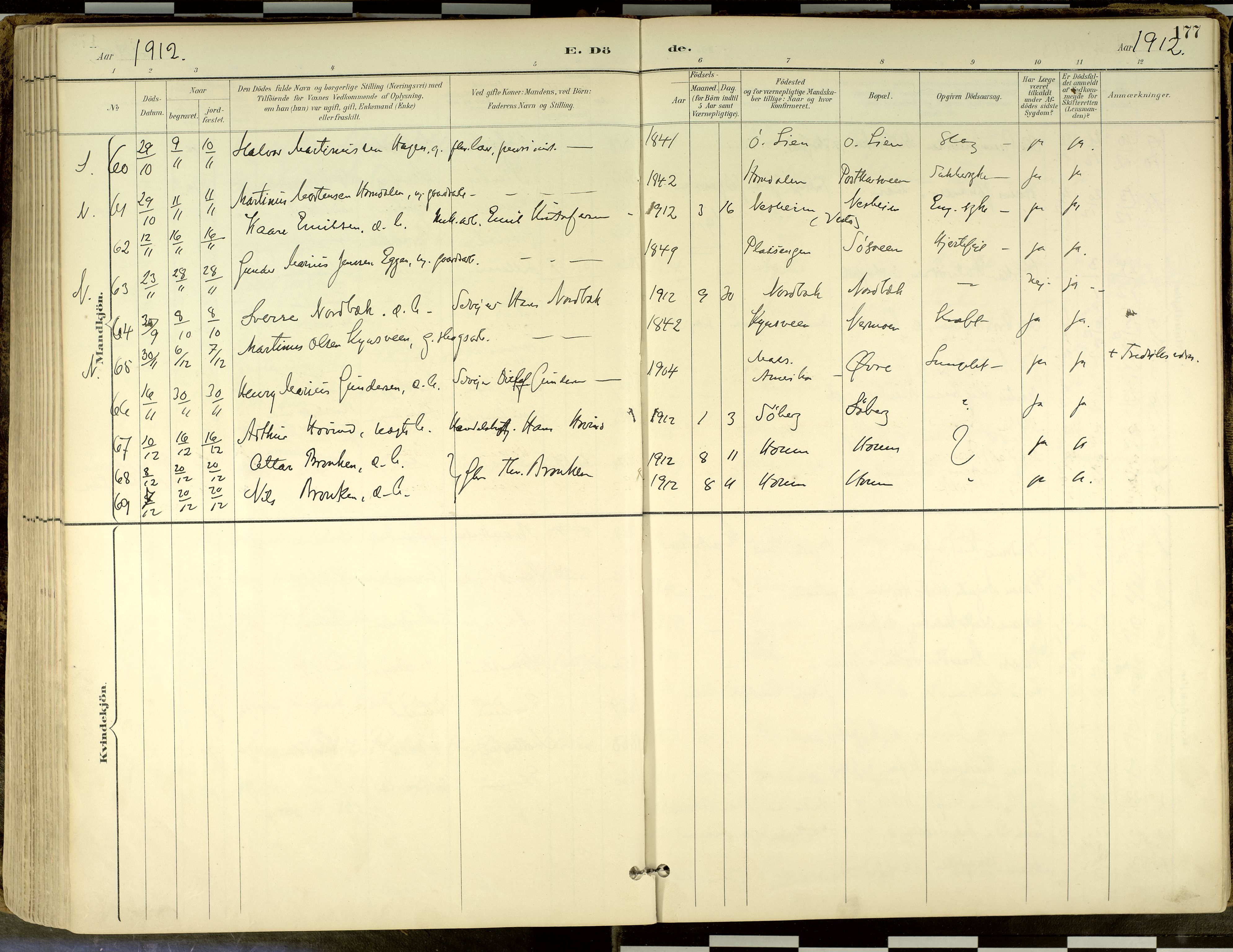 Elverum prestekontor, AV/SAH-PREST-044/H/Ha/Haa/L0018: Parish register (official) no. 18, 1894-1914, p. 177