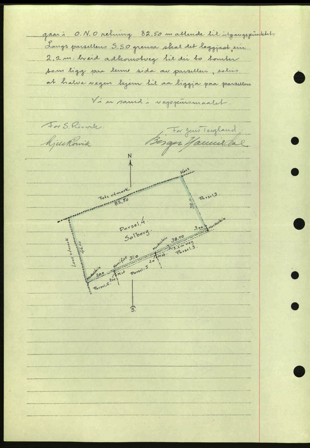 Sunnhordland sorenskrivar, AV/SAB-A-2401: Mortgage book no. A77, 1945-1945, Diary no: : 430/1945