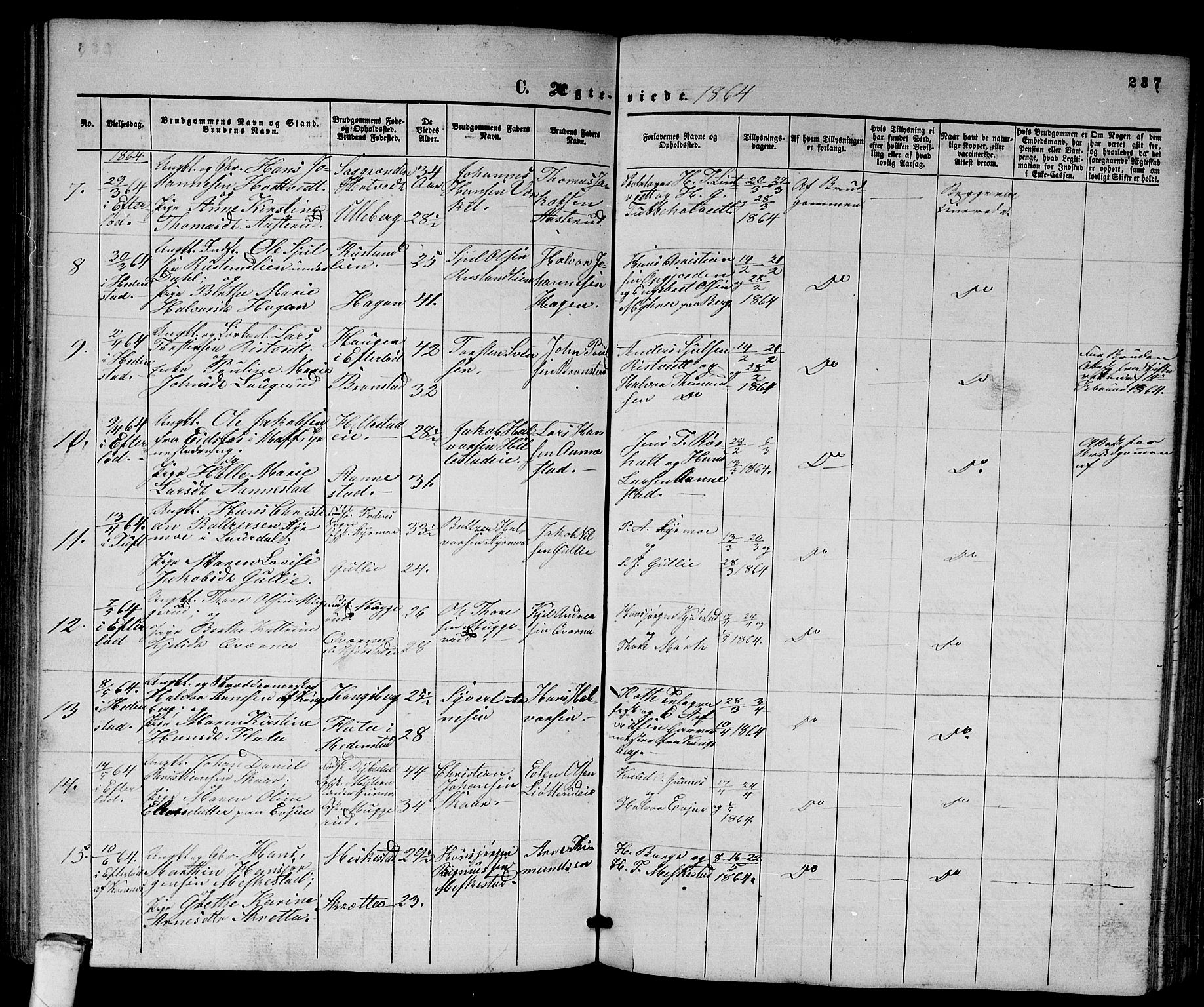 Sandsvær kirkebøker, SAKO/A-244/G/Ga/L0005: Parish register (copy) no. I 5, 1857-1873, p. 237
