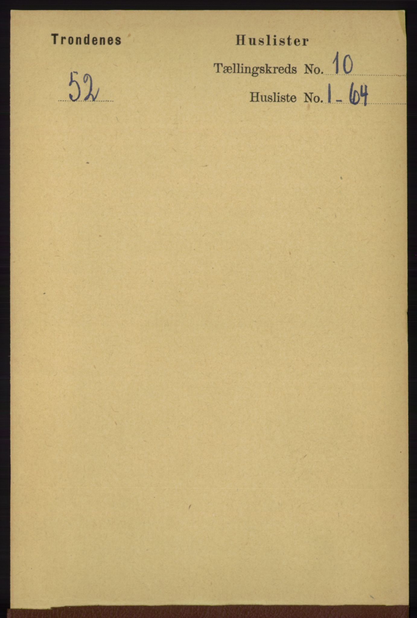 RA, 1891 census for 1914 Trondenes, 1891, p. 7432