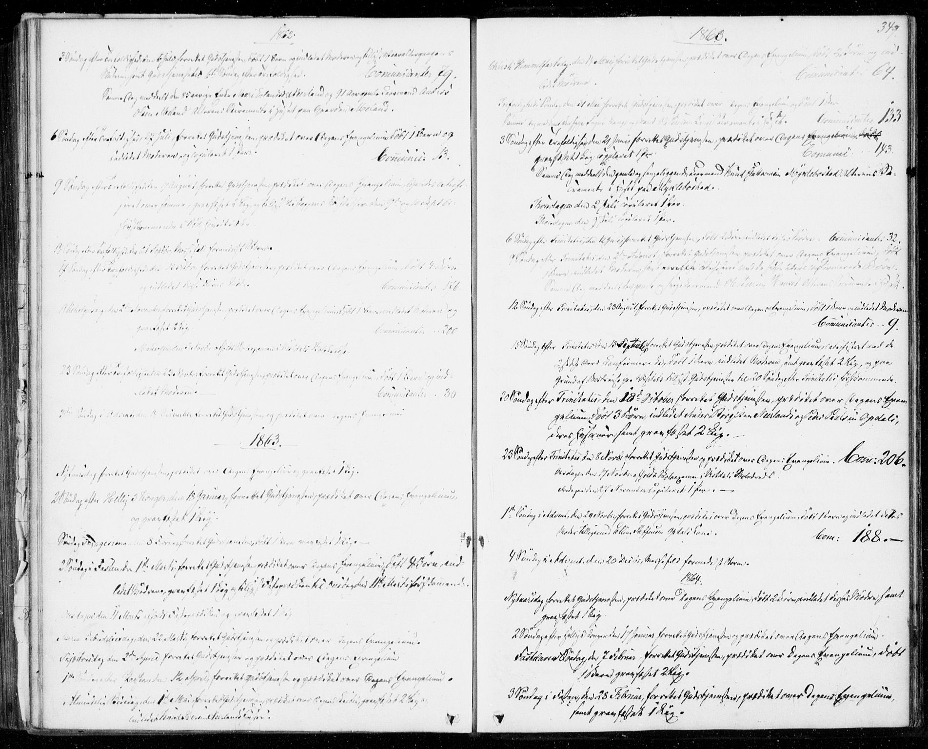Ministerialprotokoller, klokkerbøker og fødselsregistre - Møre og Romsdal, SAT/A-1454/554/L0643: Parish register (official) no. 554A01, 1846-1879, p. 349